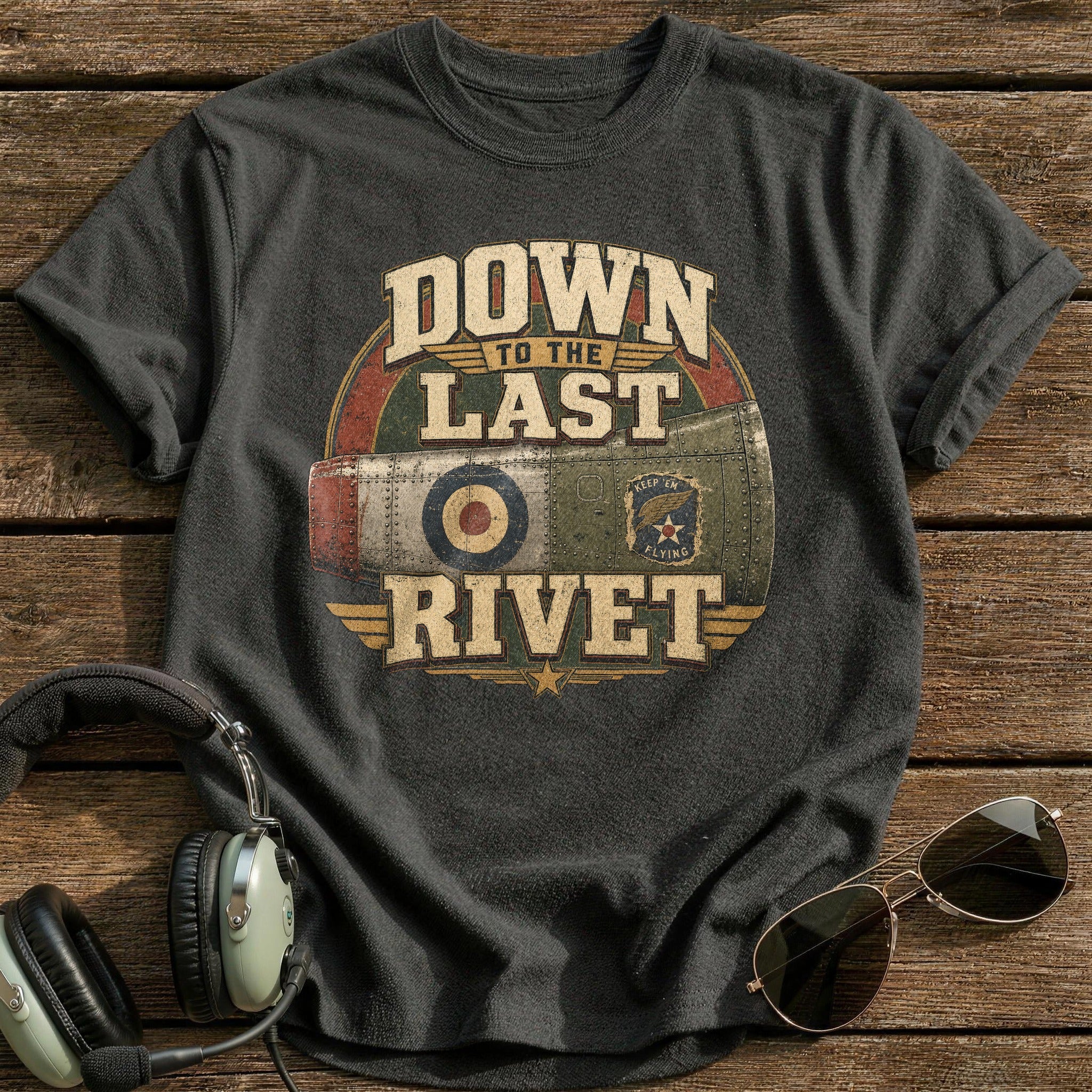 Last Rivet Standing T-Shirt - Charcoal