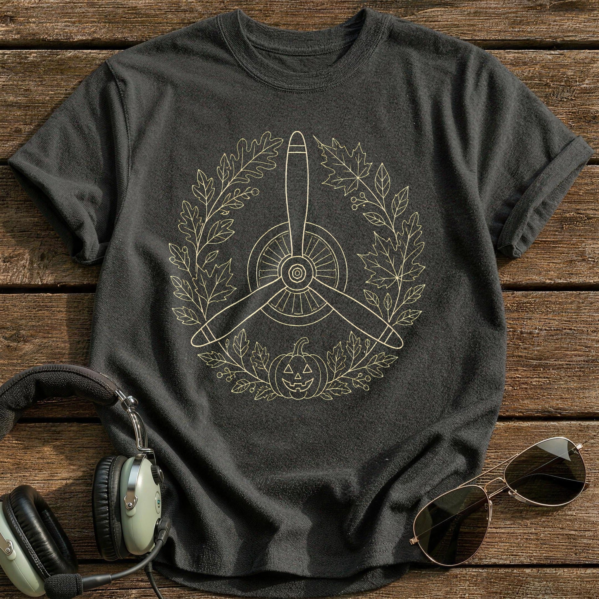 Leaf Wreath Propeller 62 - Charcoal