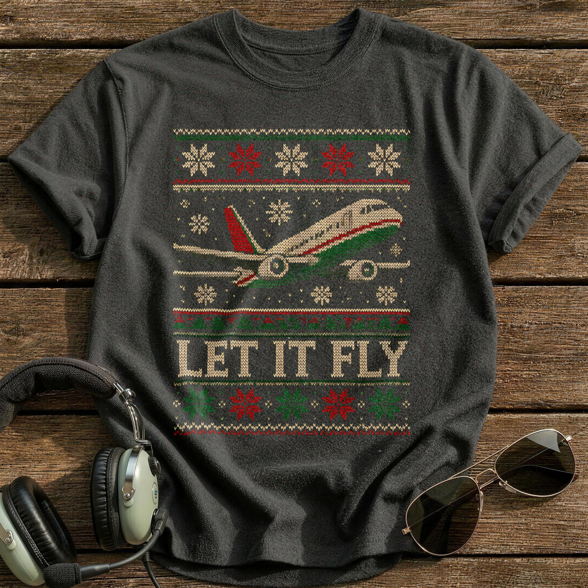Let It Fly 38 T-Shirt - Charcoal