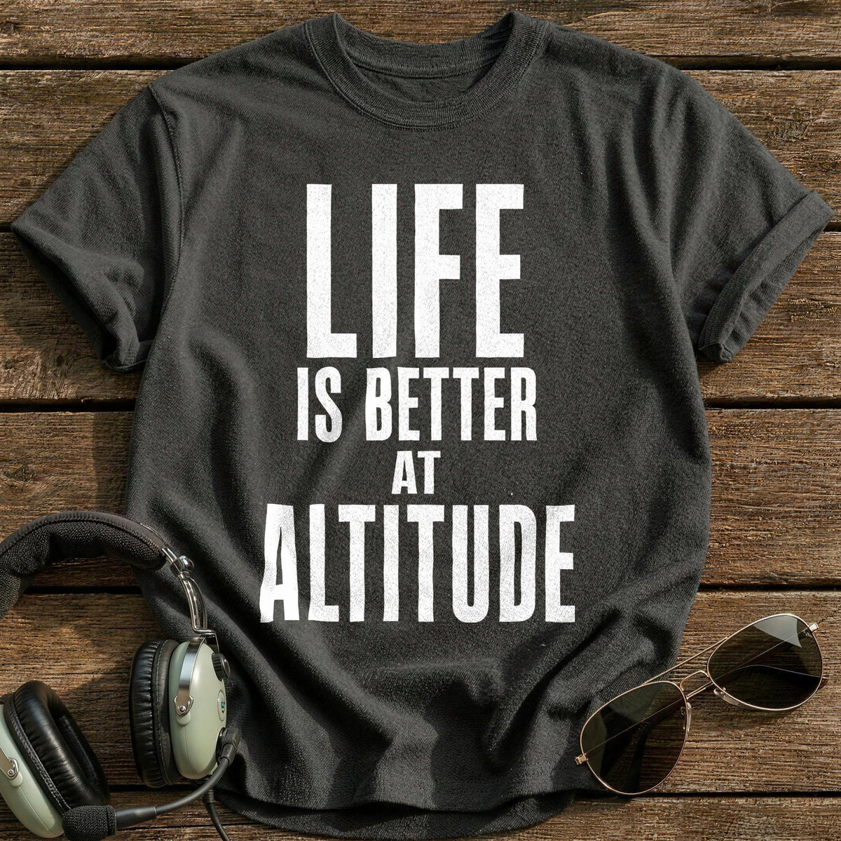 Life Better Altitude 20 T-Shirt - Charcoal