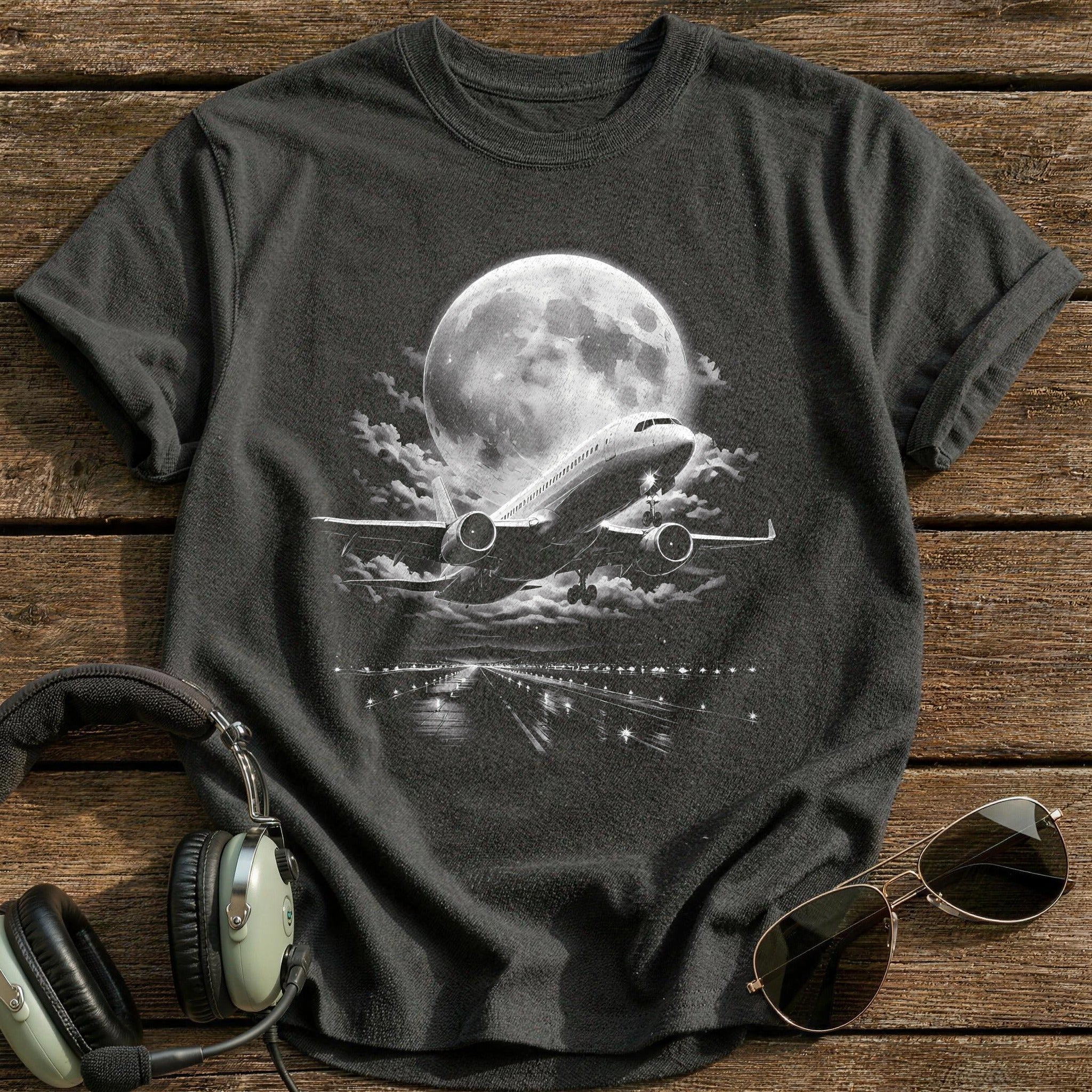 Moonlight Runway T-Shirt - Charcoal