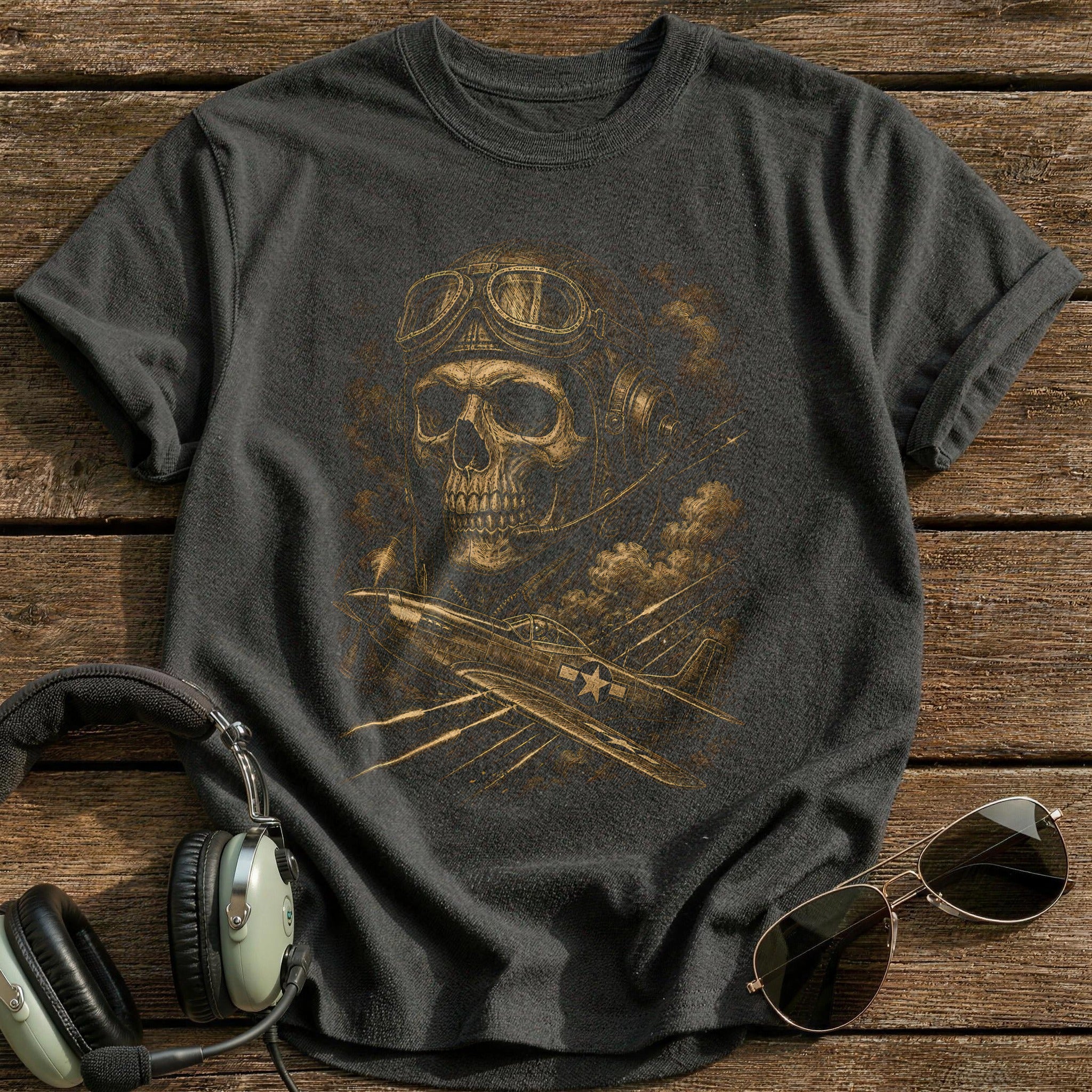 Mustang Tracers 70 T-Shirt - Charcoal