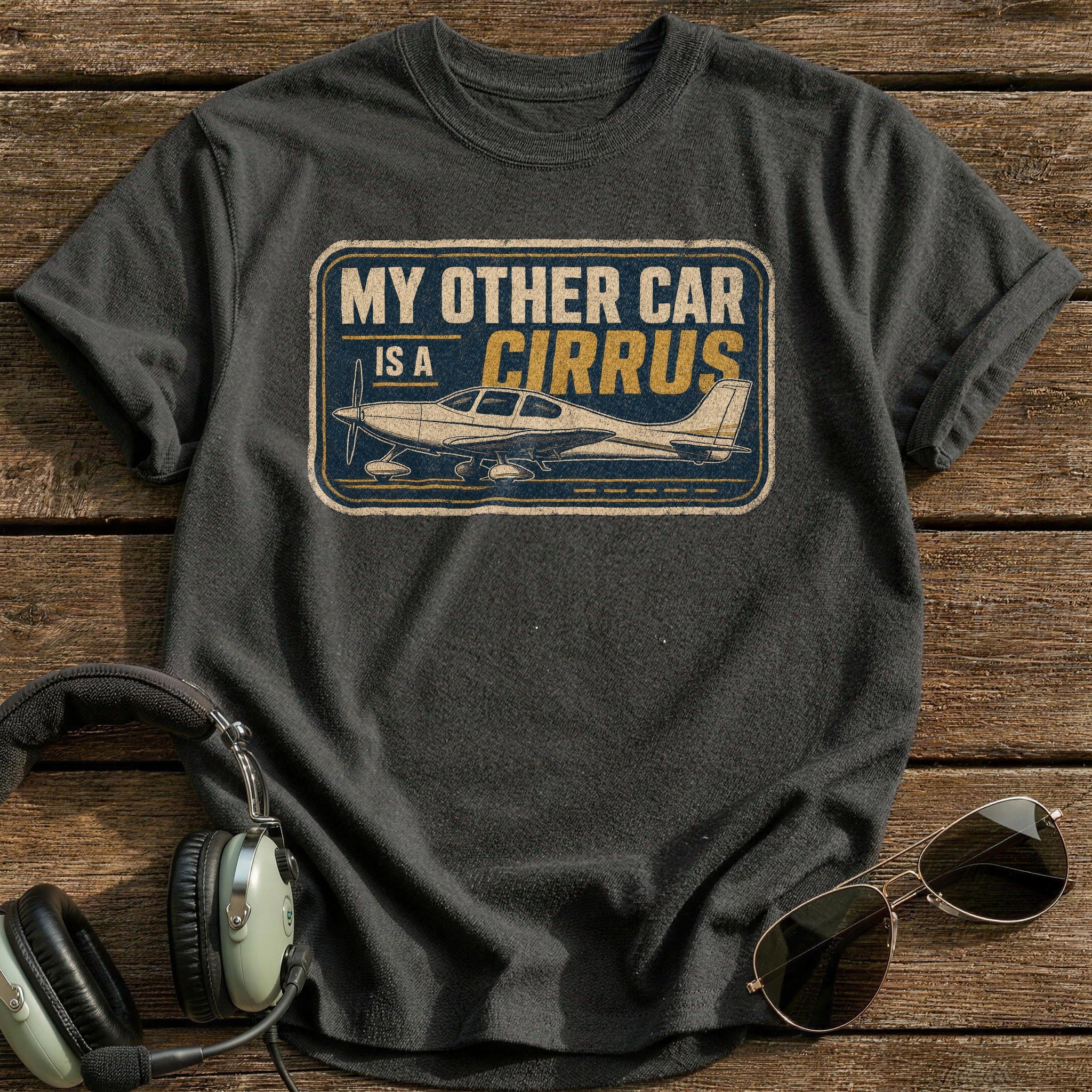 My Other Car Flies T-Shirt - Charcoal