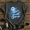Night Sky Airliner T-Shirt - Charcoal