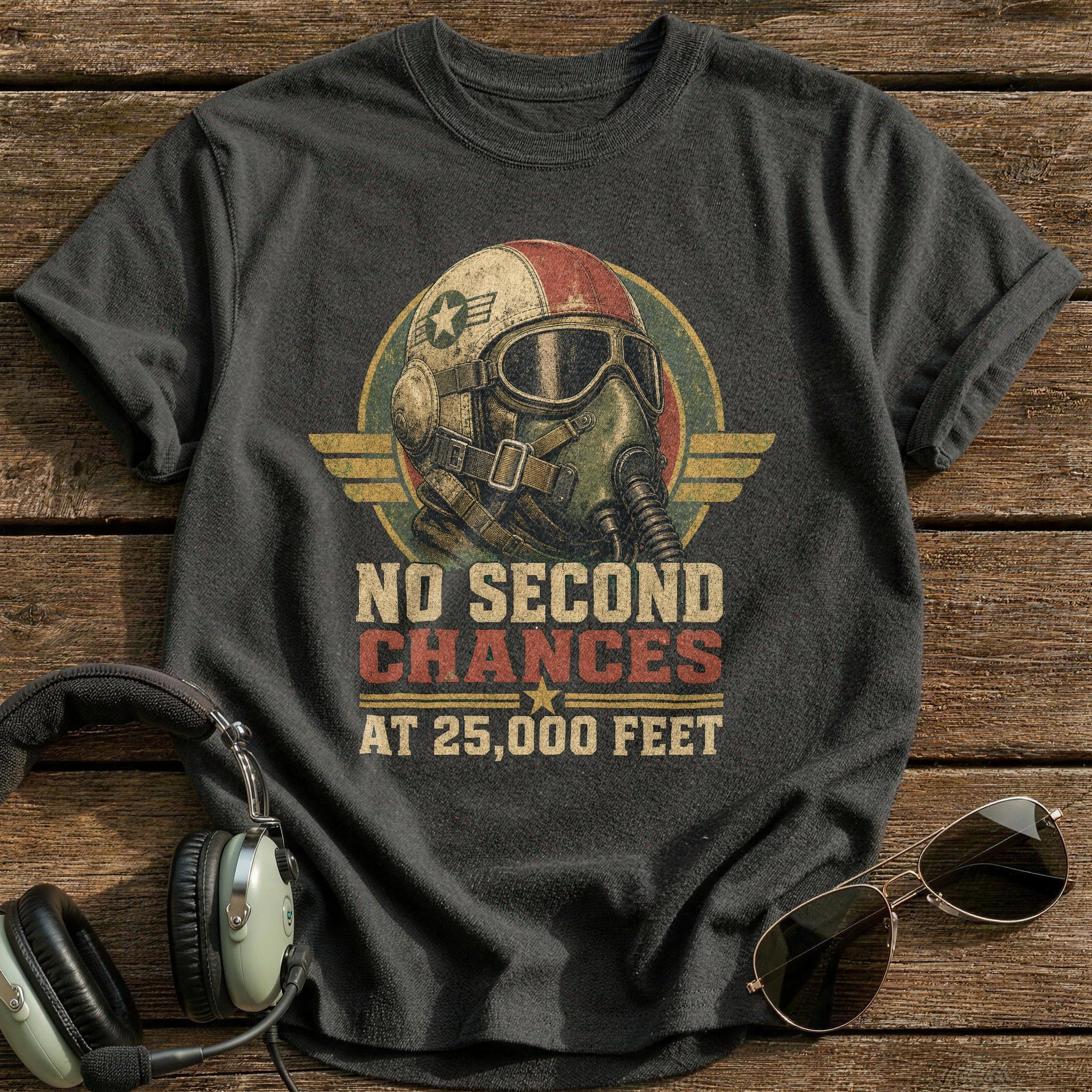No Second Chances T-Shirt - Charcoal