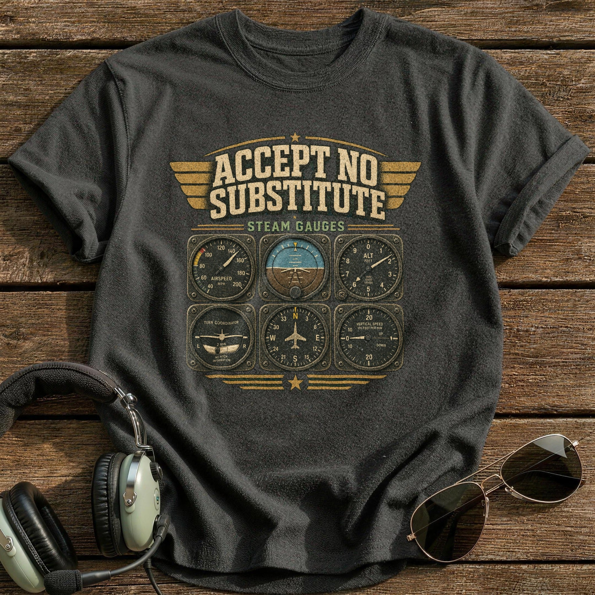 No Substitute Avionics - Charcoal