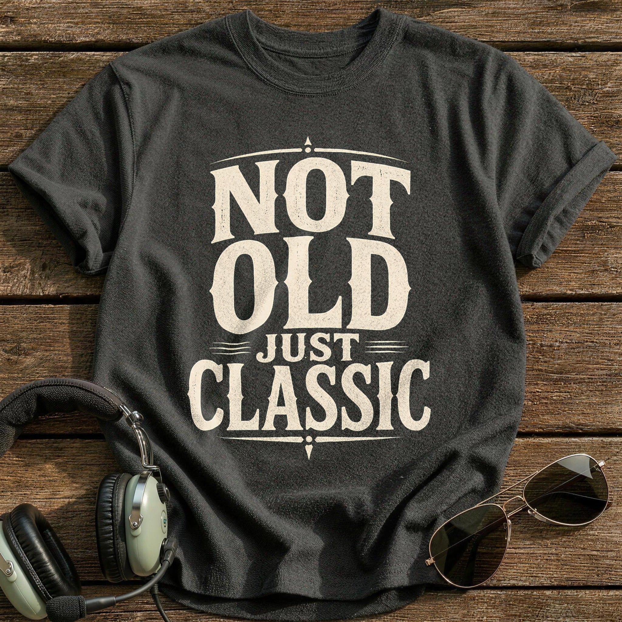 Not Old, Just Classic - Charcoal