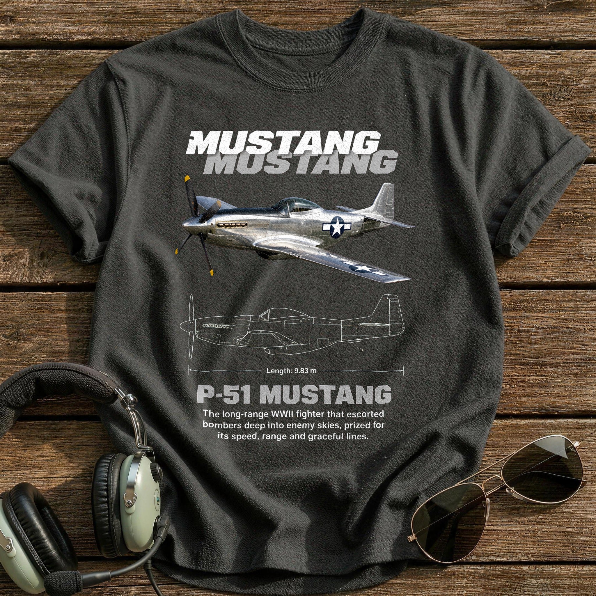 P51 16 T-Shirt - Charcoal