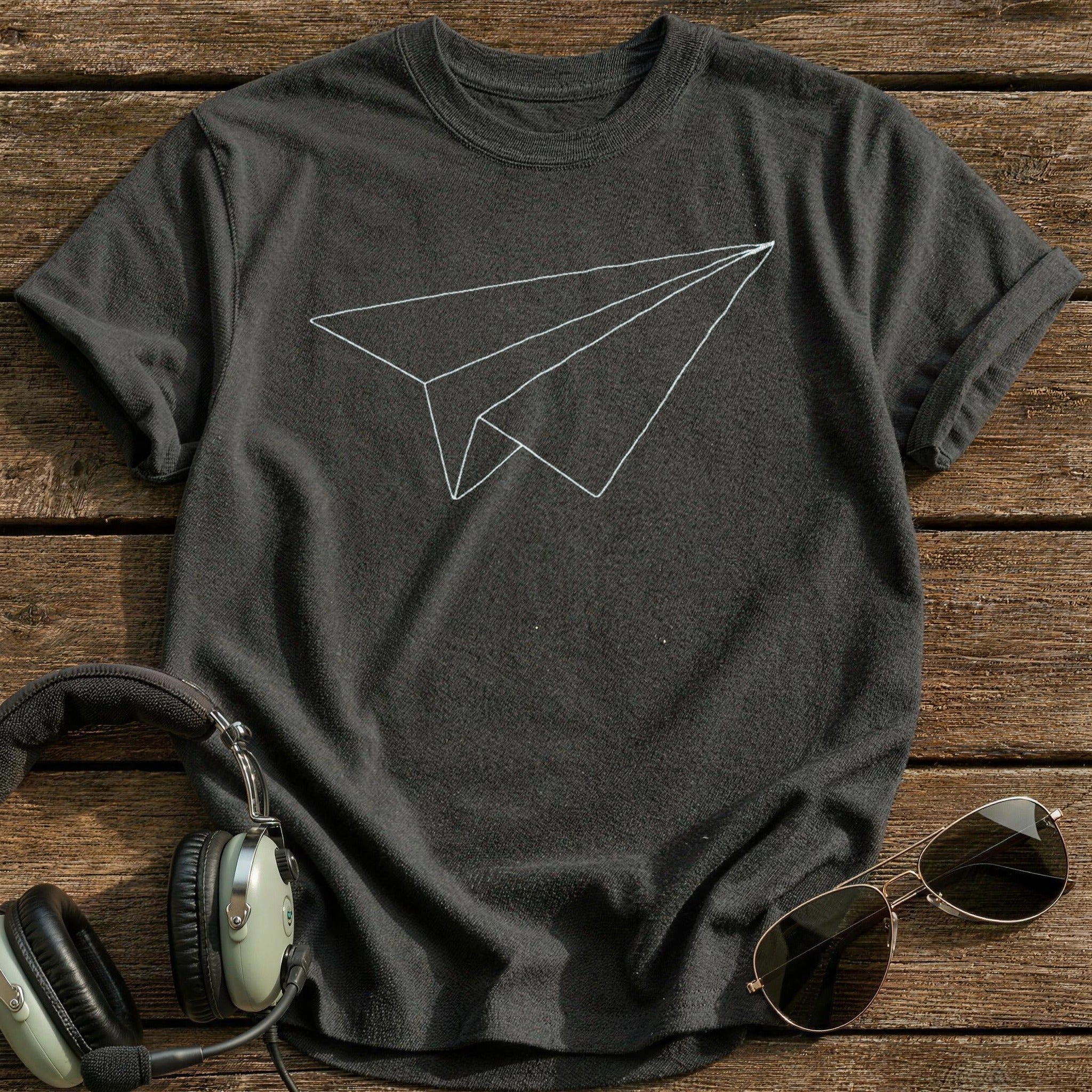 Paper Plane Pilot - Charcoal