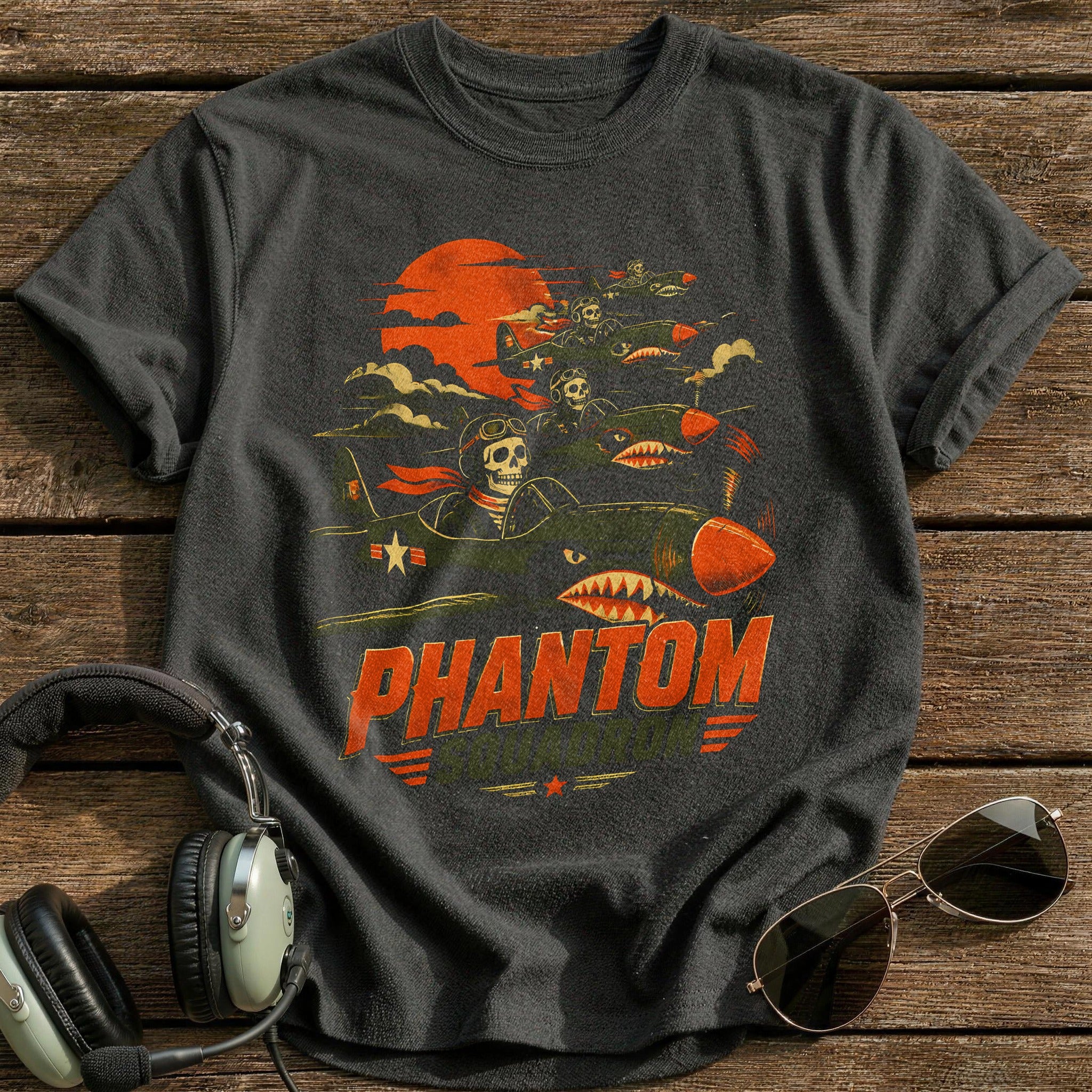 Phantom Squadron 07 T-Shirt - Charcoal