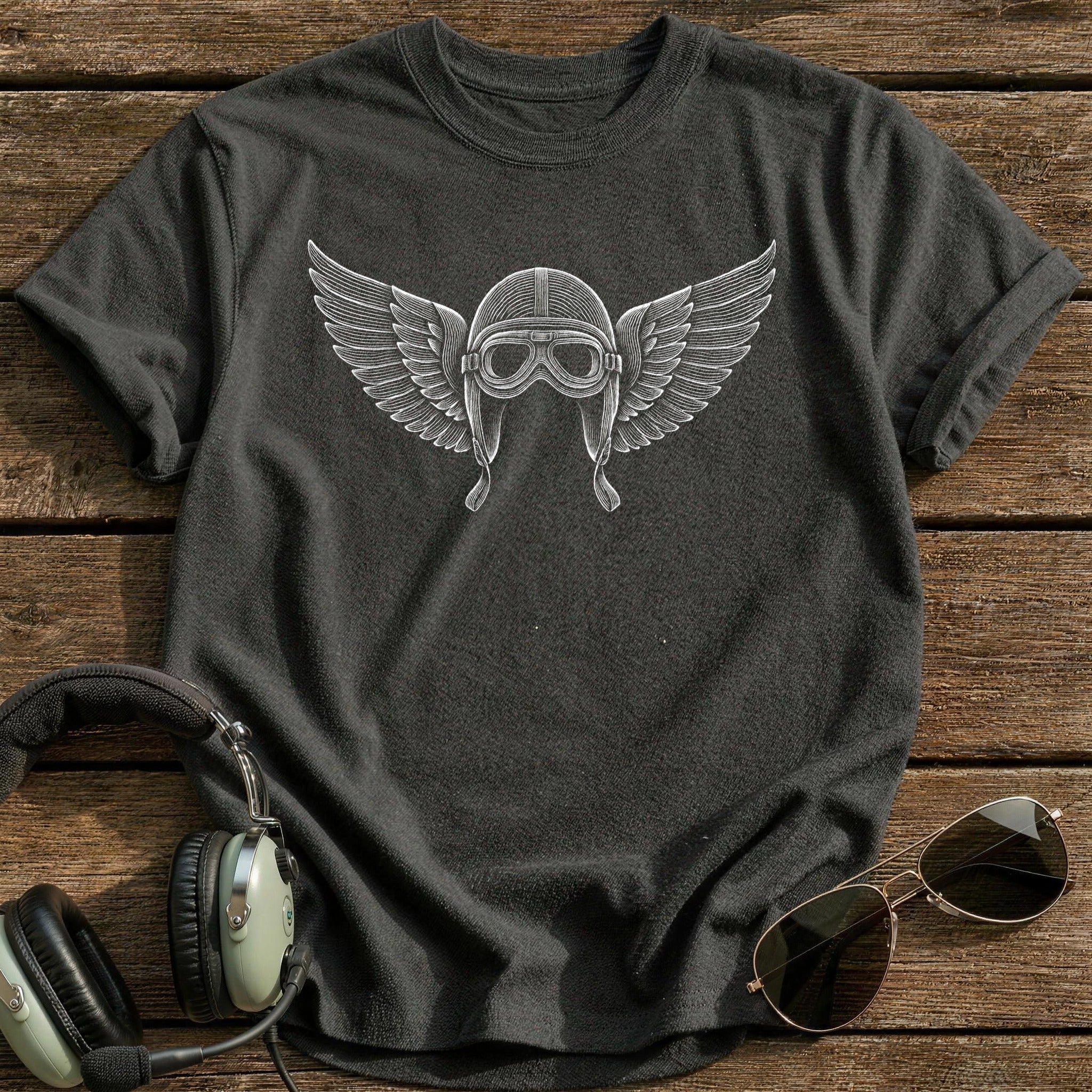 Pilot Wings 80 T-Shirt - Charcoal