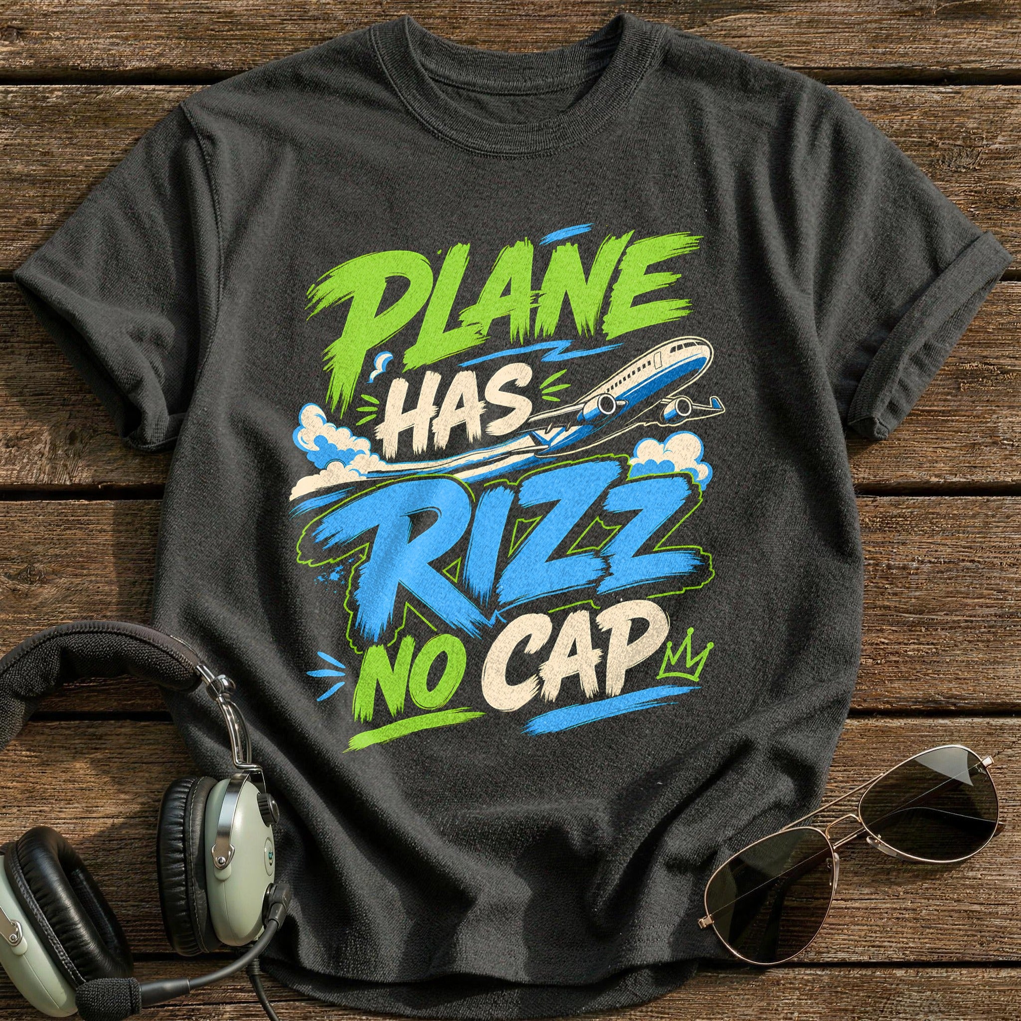 Plane Has Rizz - Charcoal