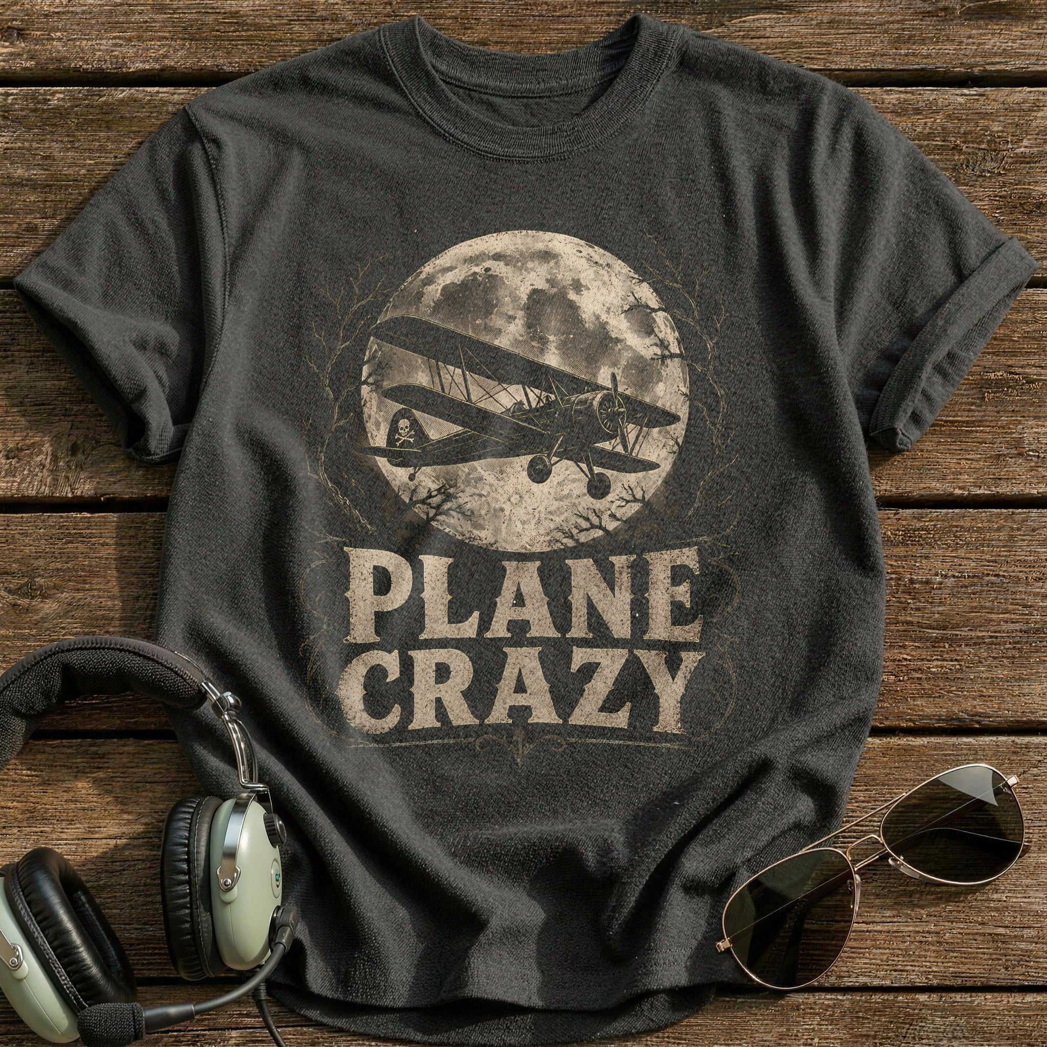 Plane Obsessed - Charcoal