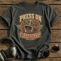 Press On Regardless T-Shirt - Charcoal