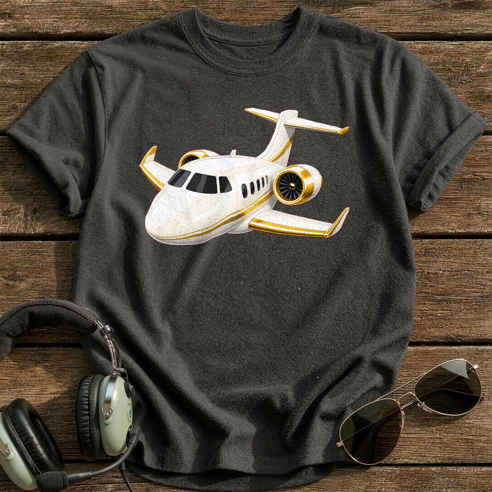 Privatejet 74 T-Shirt - Charcoal