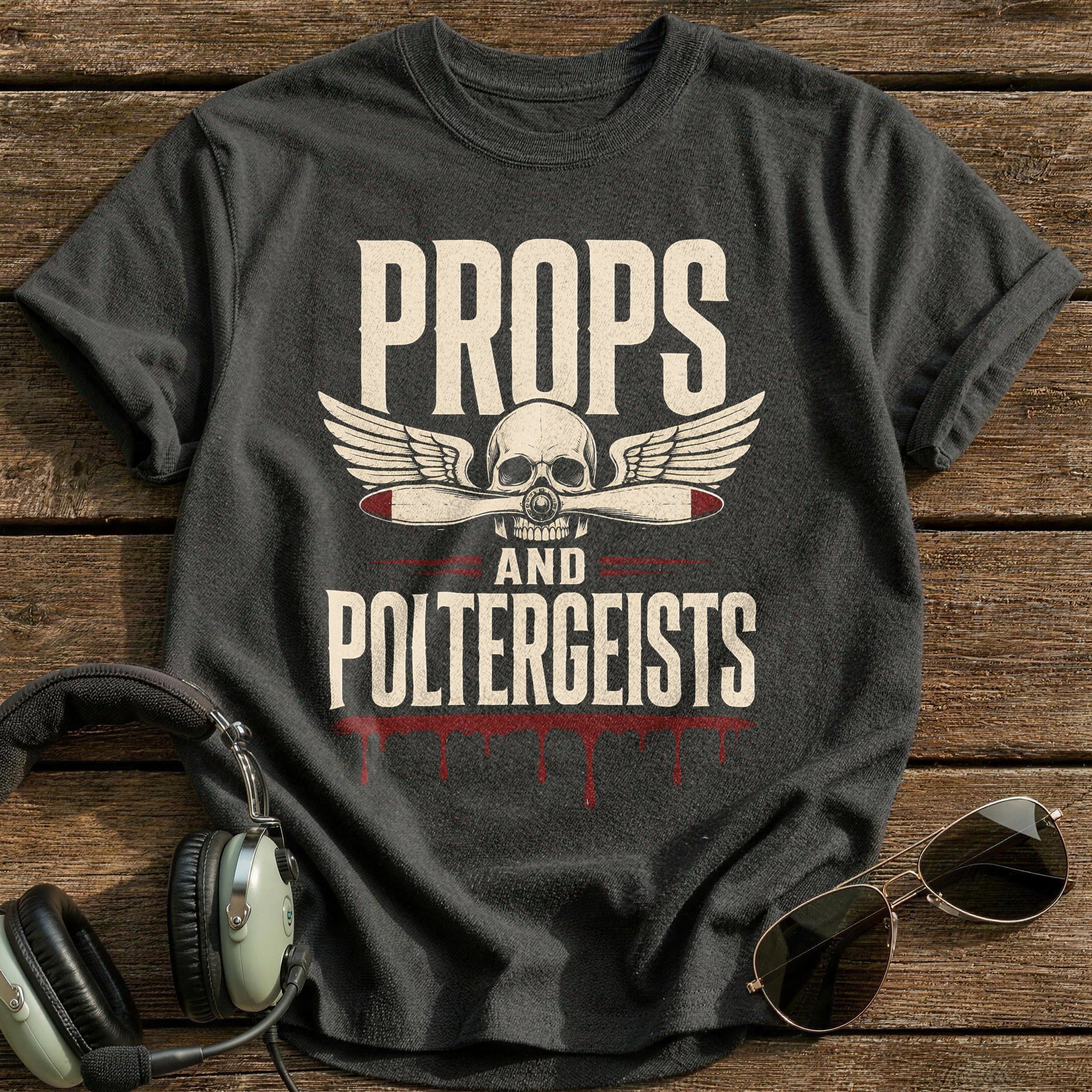 Props And Poltergeists 12 T-Shirt - Charcoal