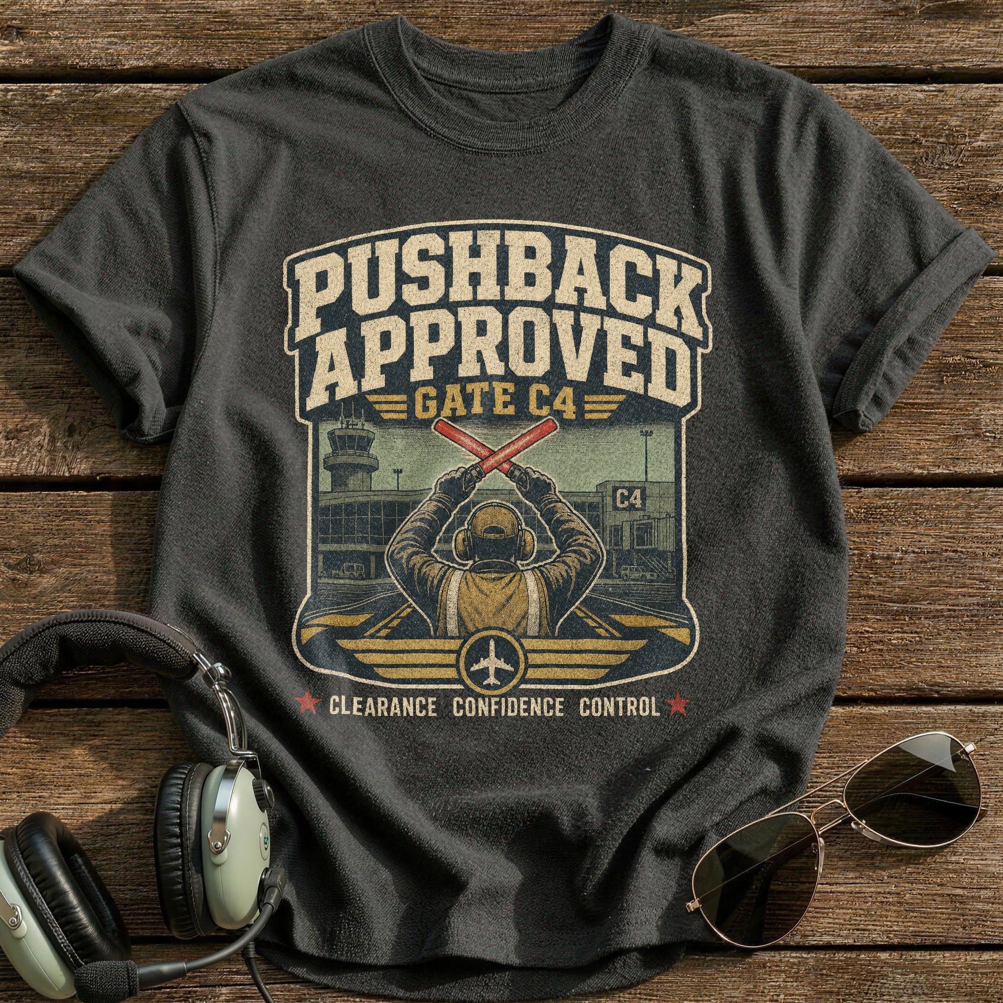 Pushback Approved T-Shirt - Charcoal