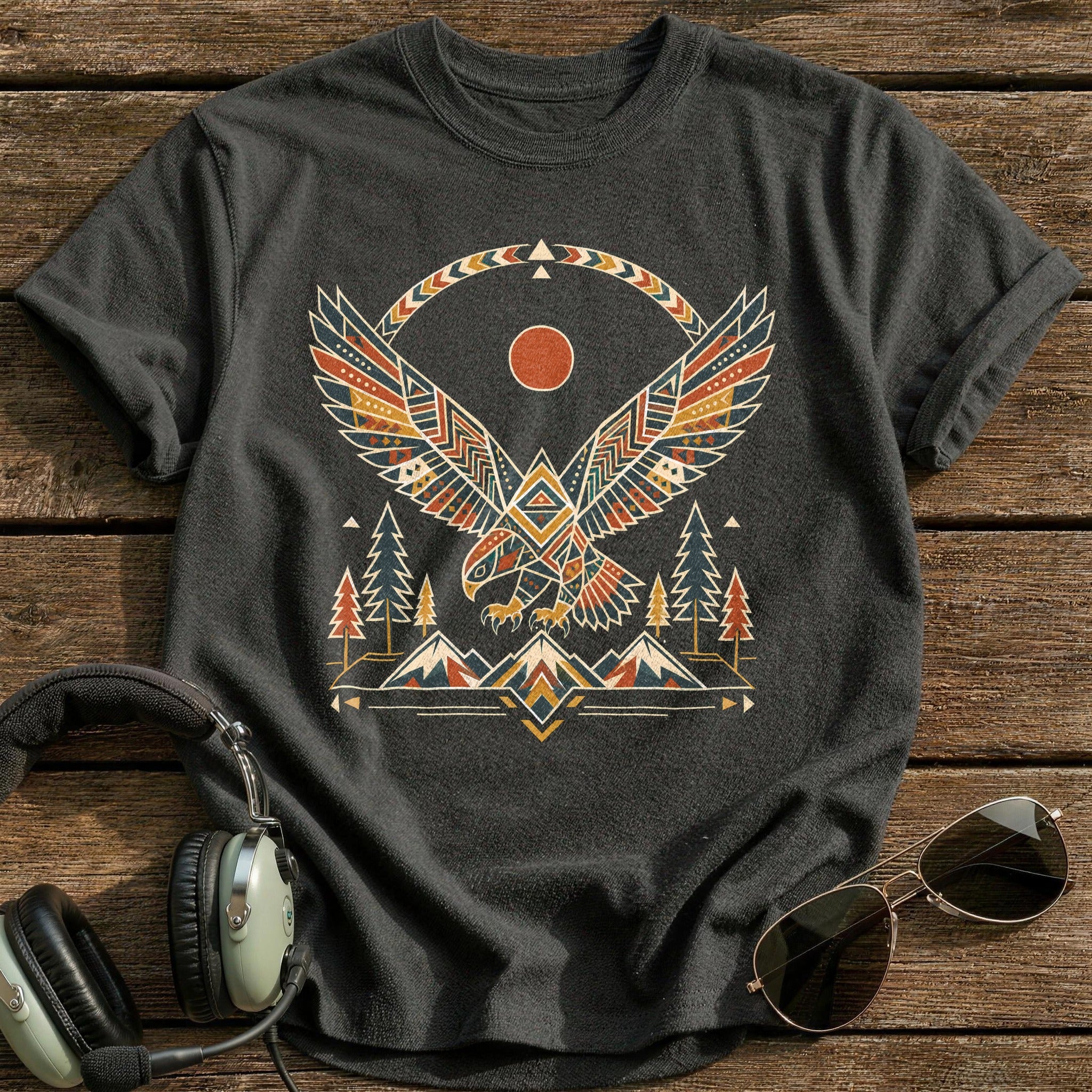 Raptor Spirit T-Shirt - Charcoal