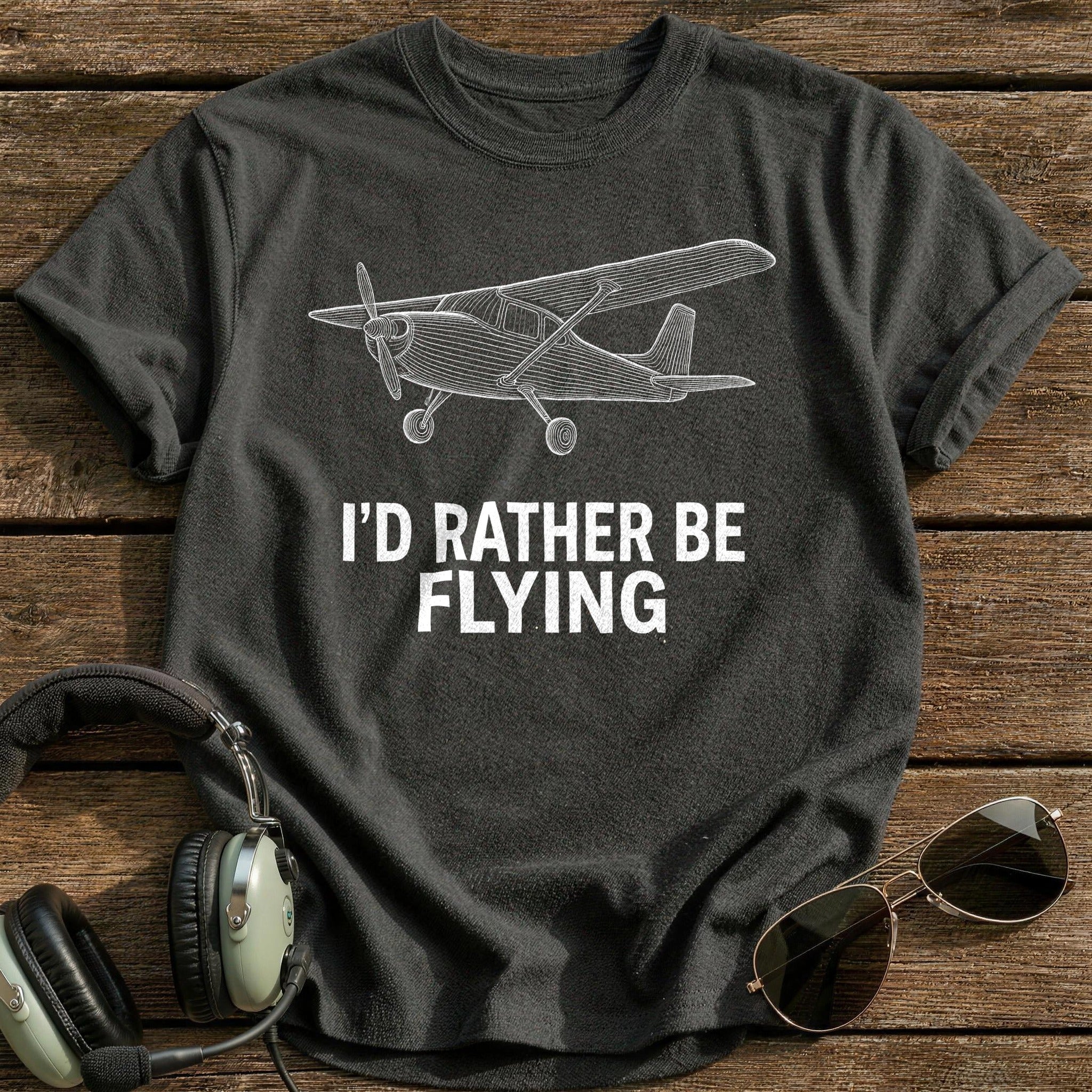 Rather Be Flying 12 T-Shirt - Charcoal