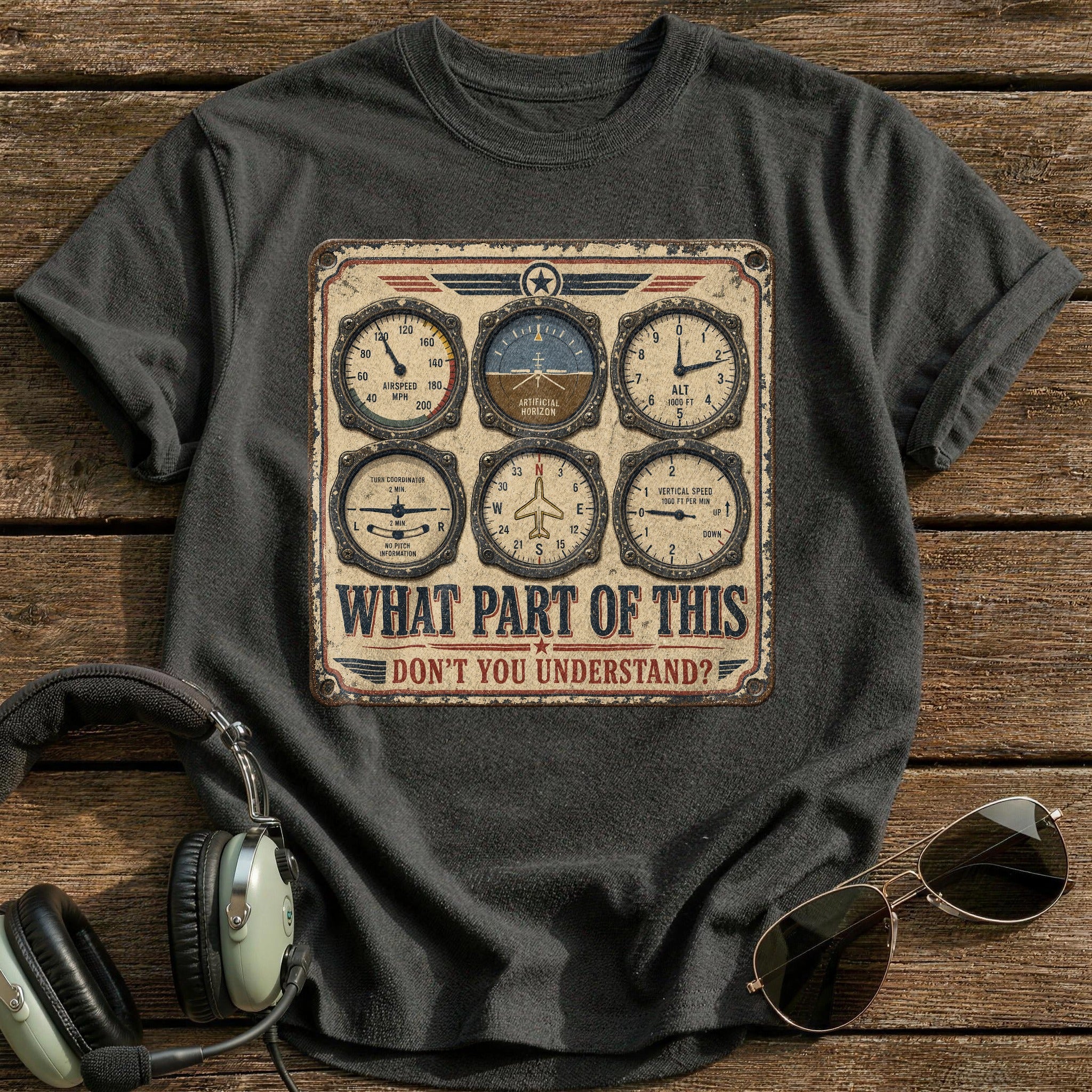 Read the Six Pack T-Shirt - Charcoal