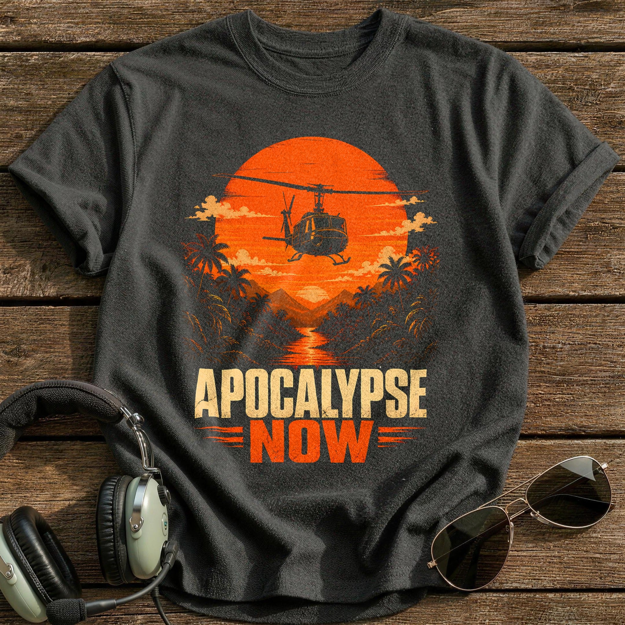 Rescue Sunset T-Shirt - Charcoal