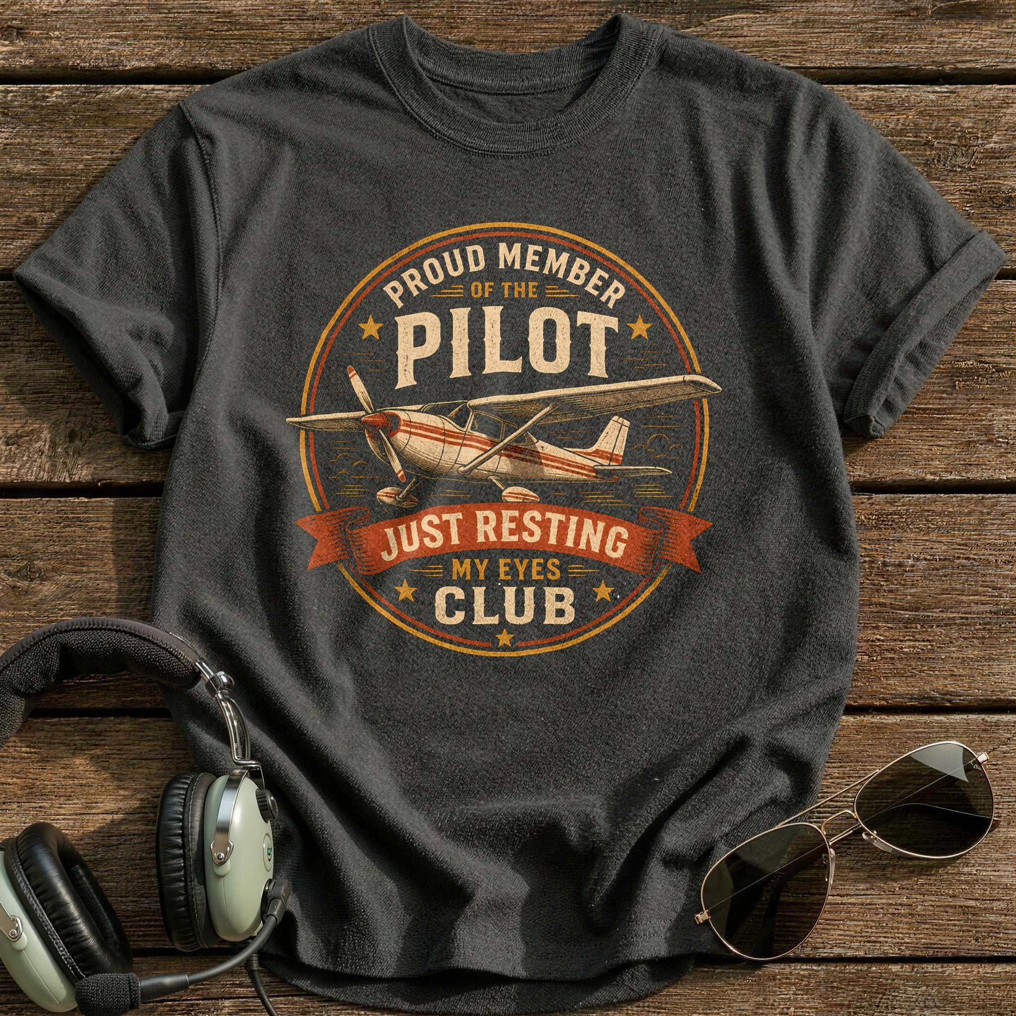 Resting Eyes Club - Charcoal