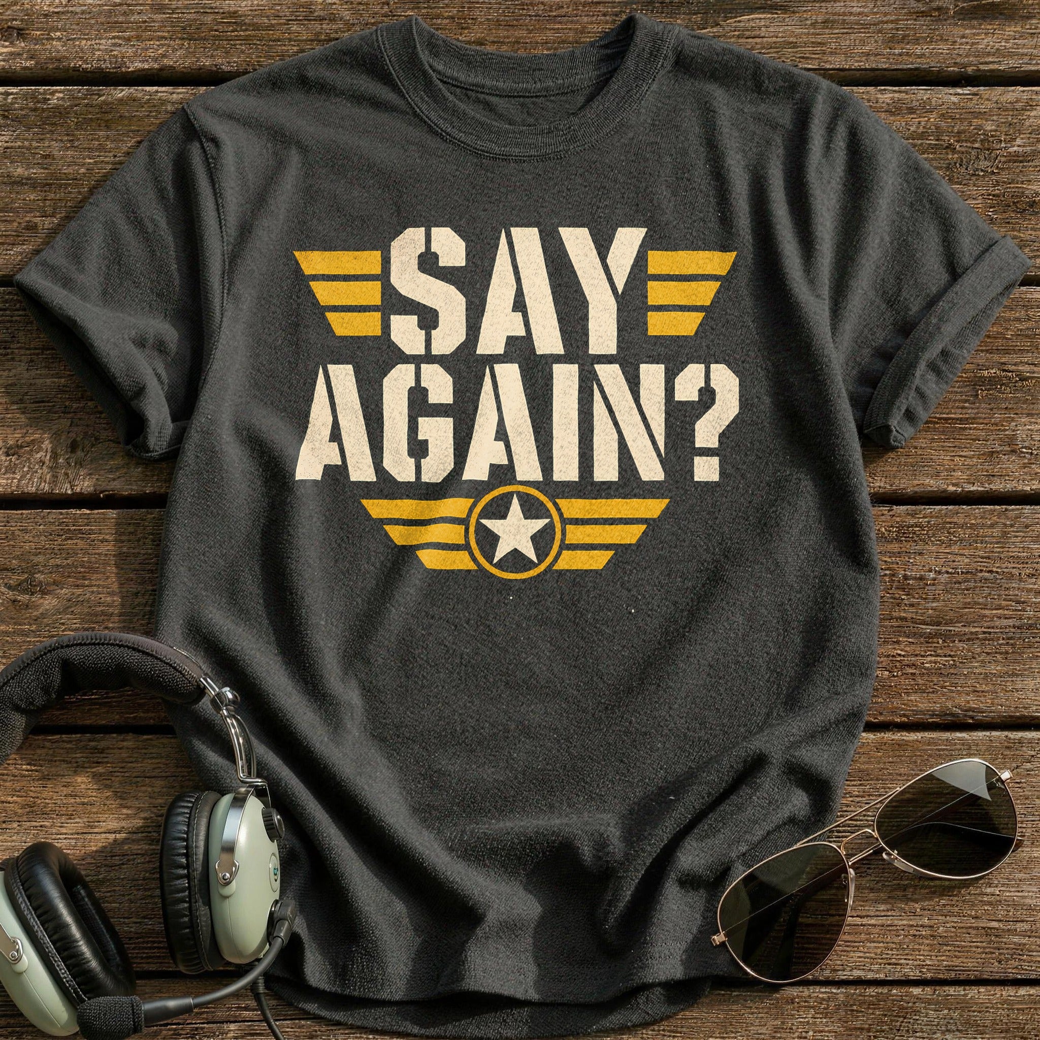 Say Again - Charcoal