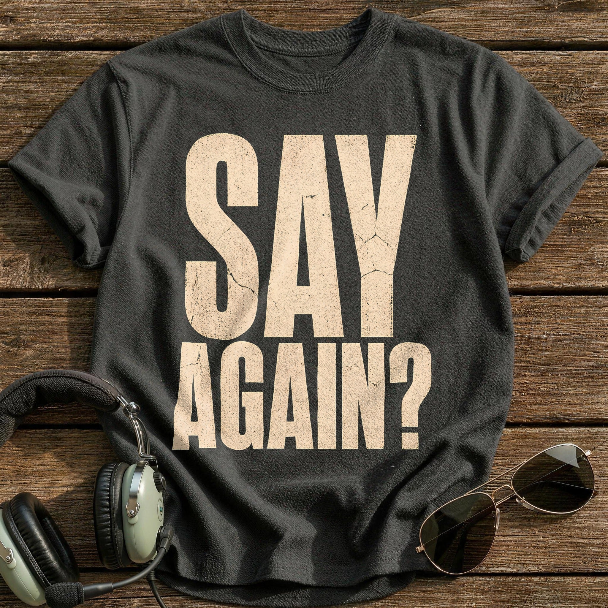 Say Again, Say Again - Charcoal