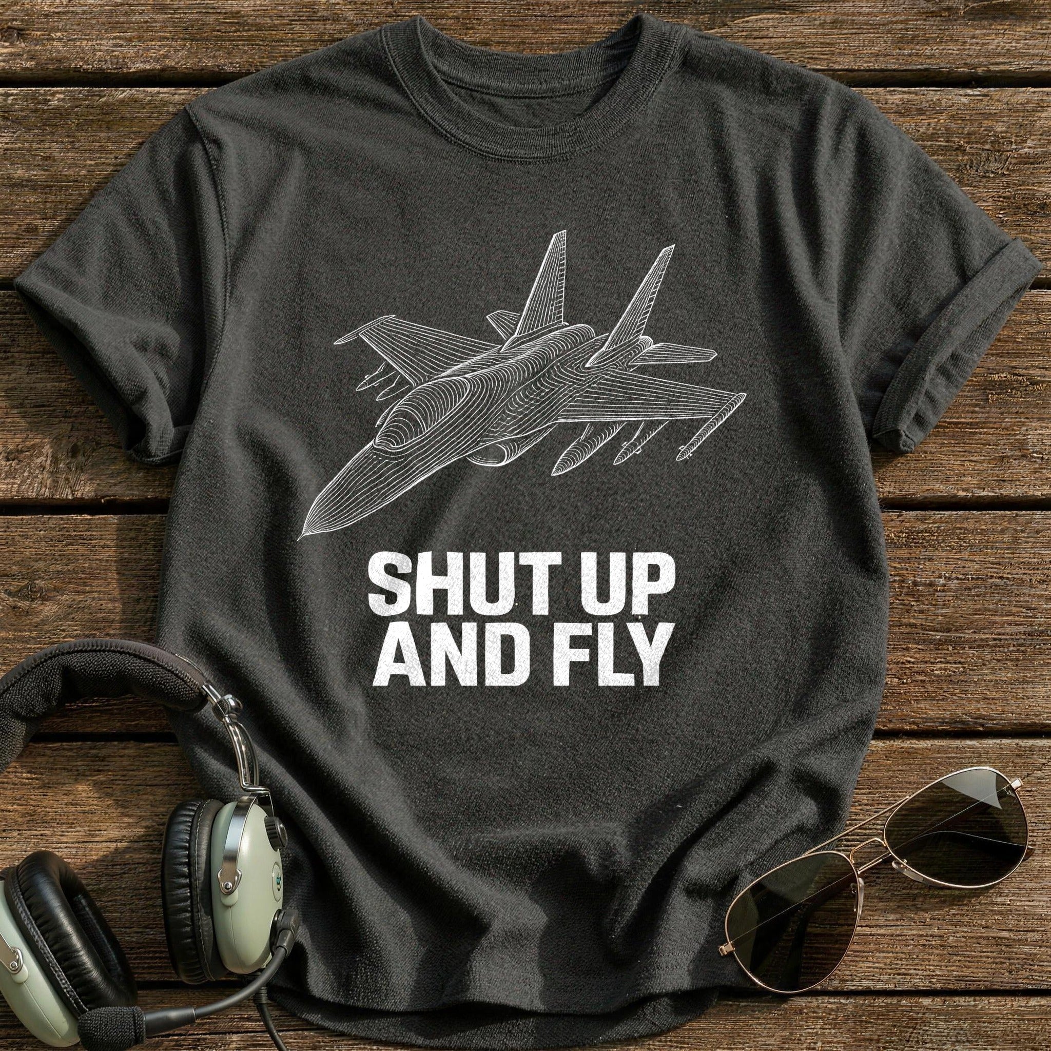 Shut Up Fly 53 T-Shirt - Charcoal