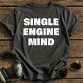 Single Engine Mind T-Shirt - Charcoal