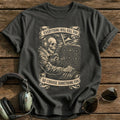 Skeleton at the Stick T-Shirt - Charcoal