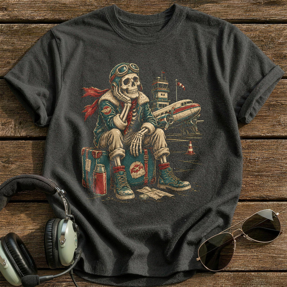 Skeleton Crew Sortie T-Shirt - Charcoal