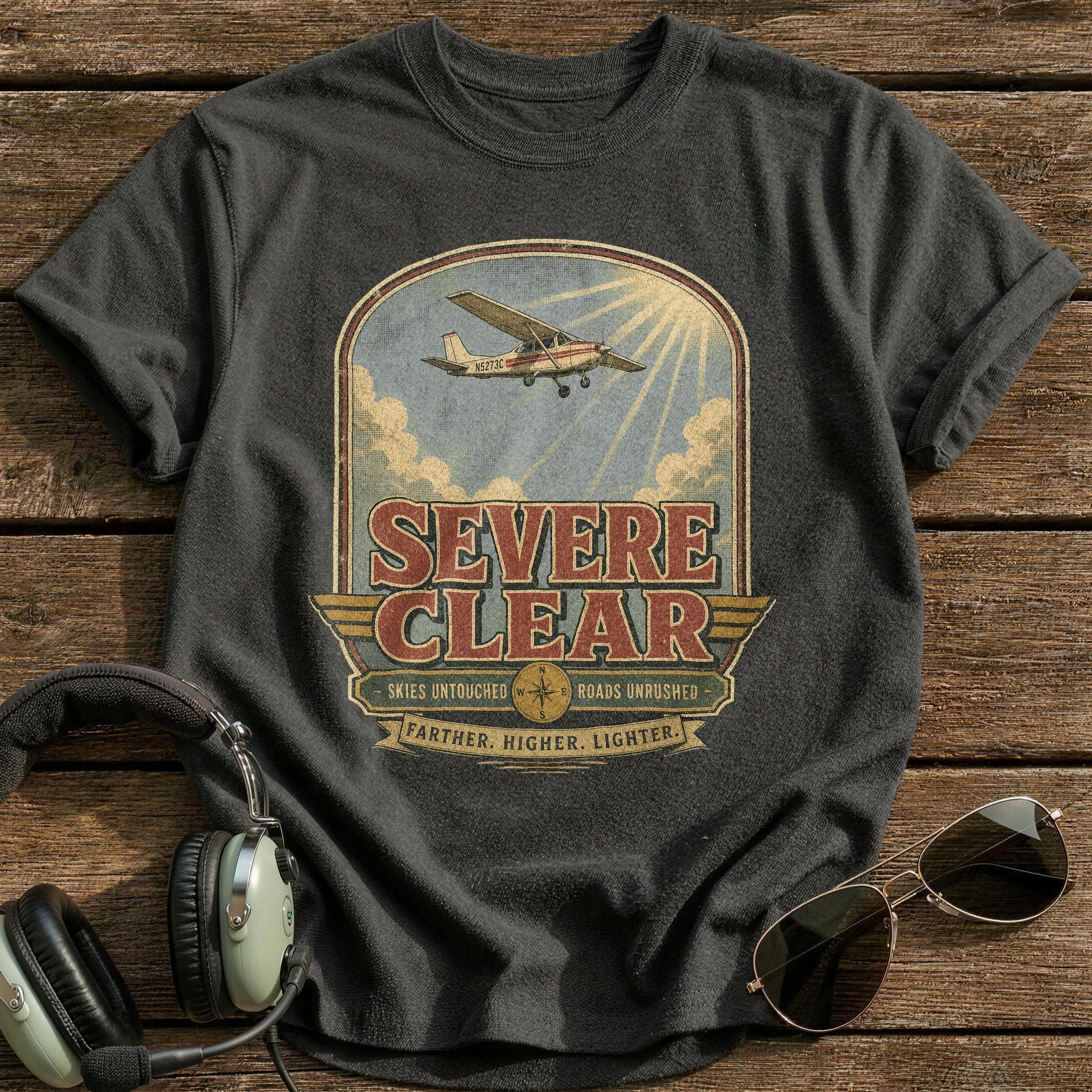 Skies Untouched T-Shirt - Charcoal