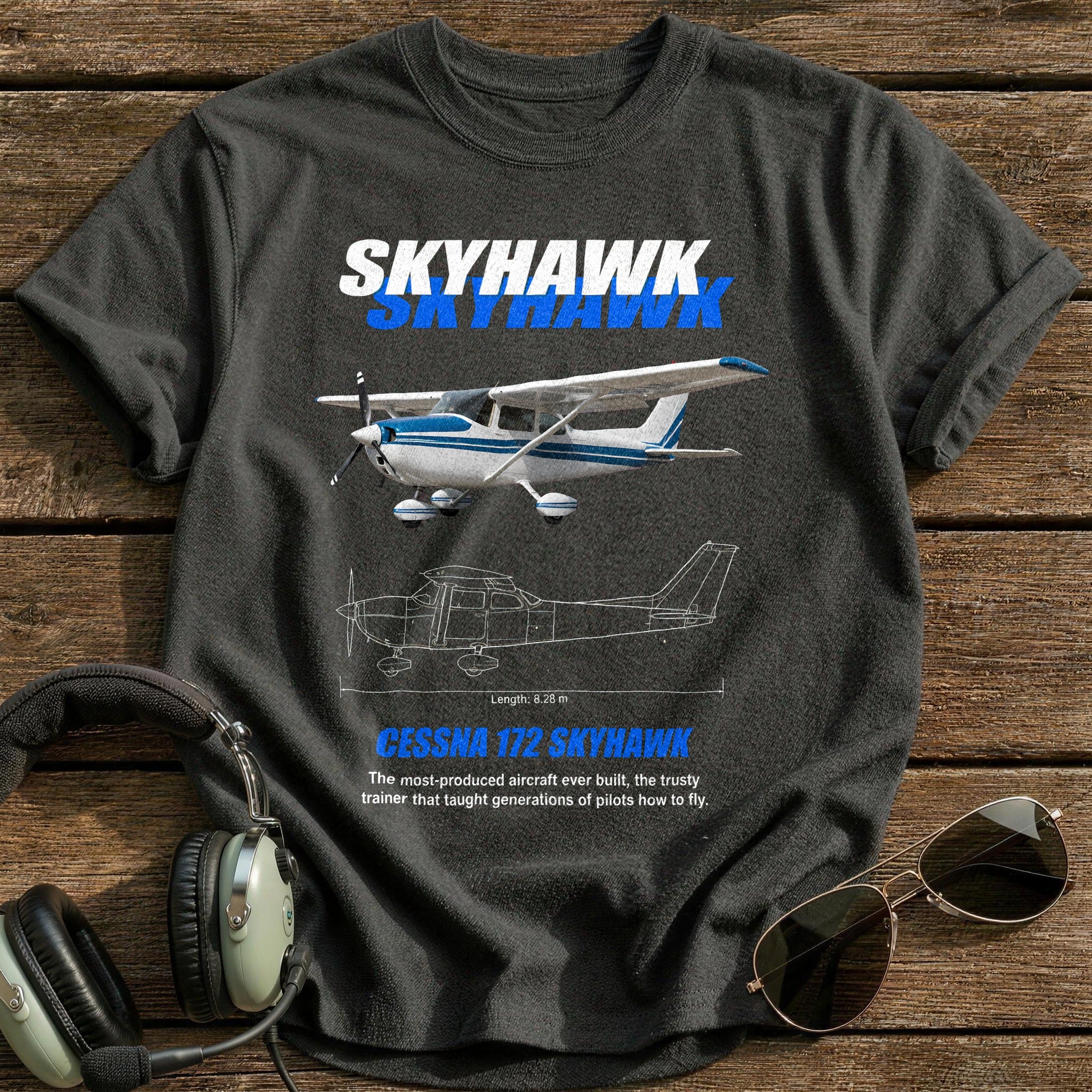 Skyhawk 27 T-Shirt - Charcoal