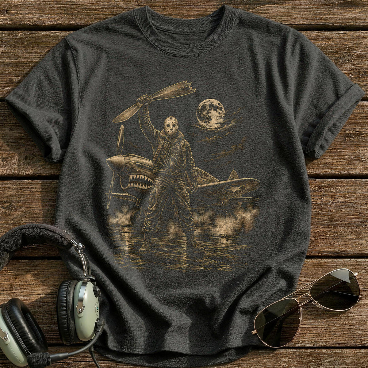 Slasher Scene 78 T-Shirt - Charcoal