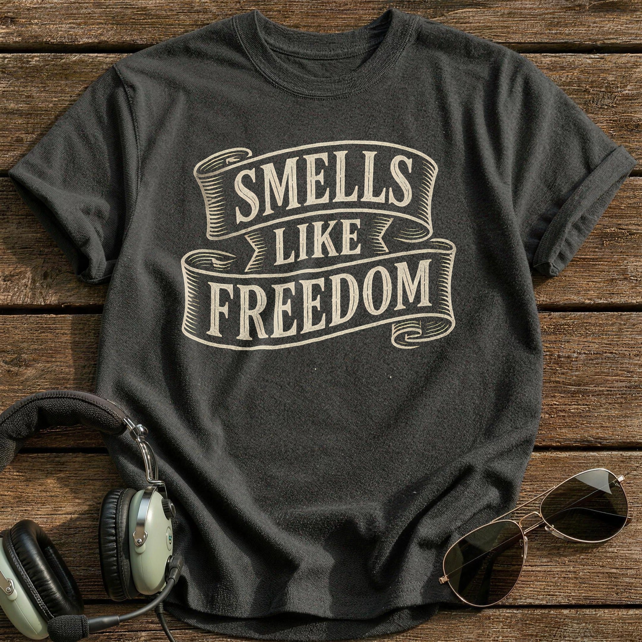 Smells Like Freedom 34 T-Shirt - Charcoal