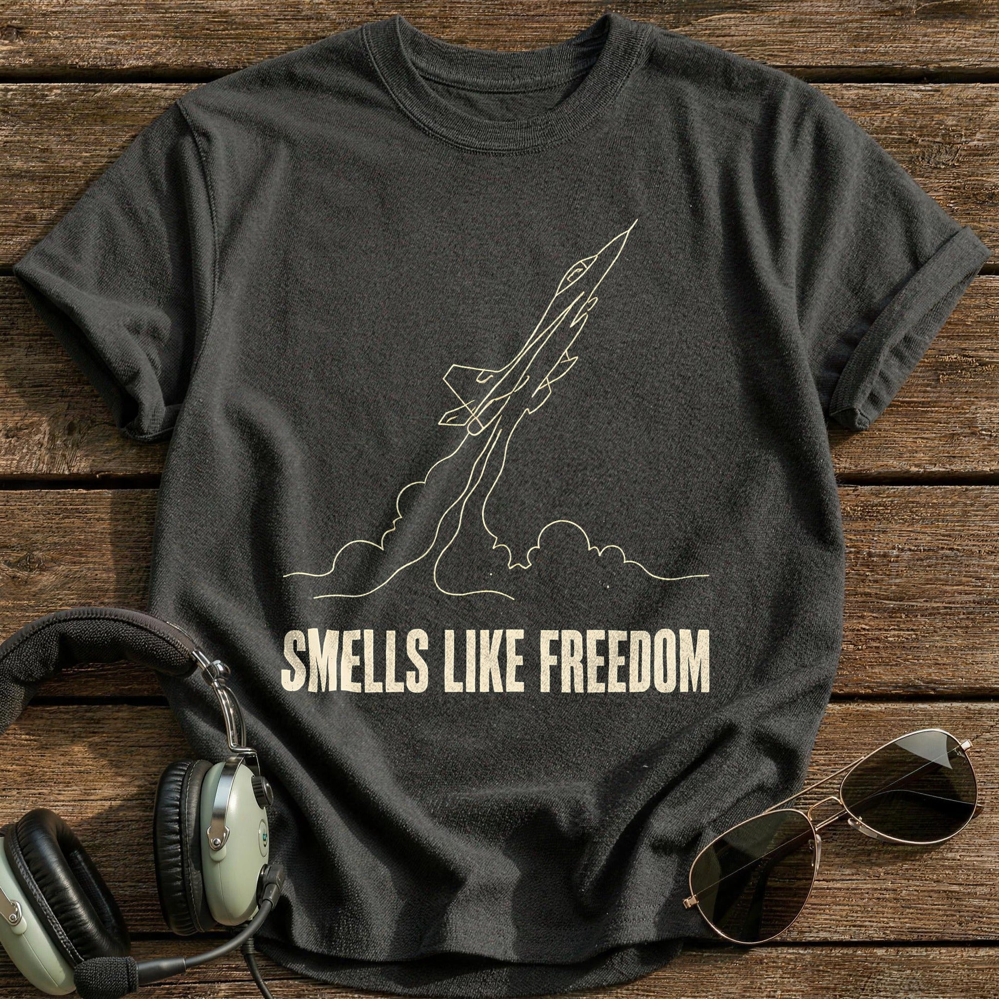 Smells Like Freedom 74 T-Shirt - Charcoal