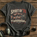 Spirit Of '76 Aviator T-Shirt - Charcoal