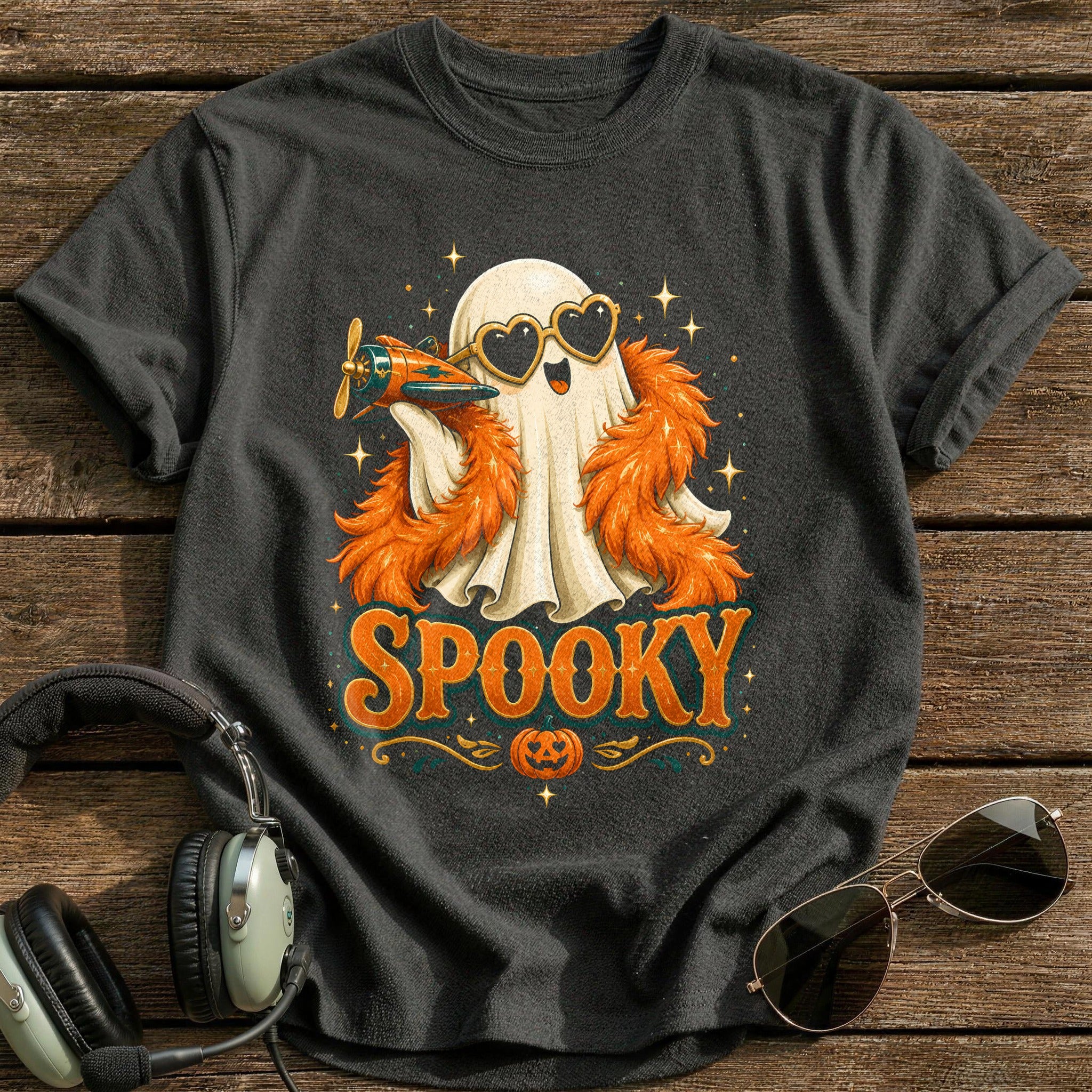 Spooky Glam Ghost 34 - Charcoal