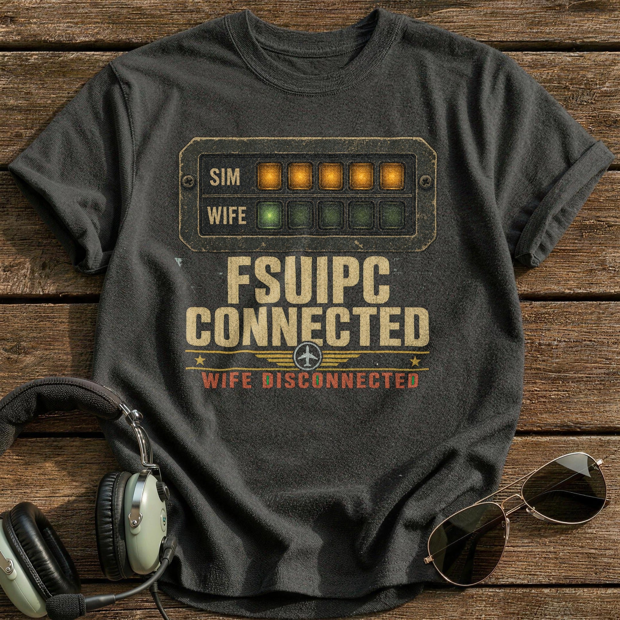 Spoused Disconnect T-Shirt - Charcoal