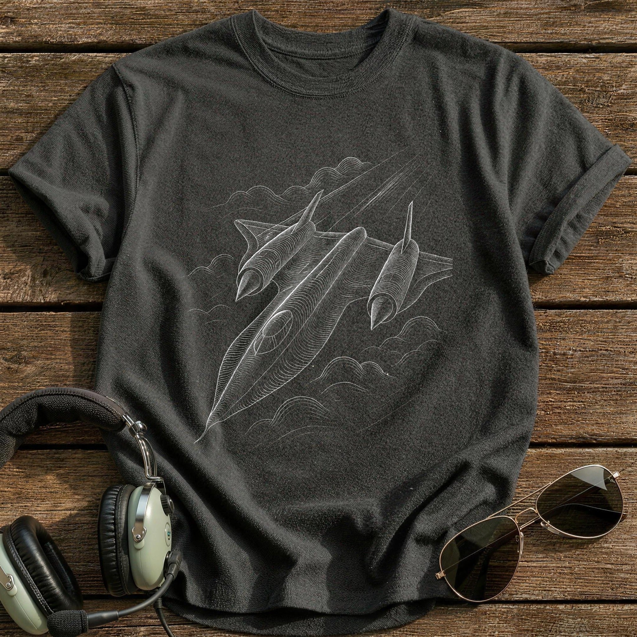 Spy Jet 30 T-Shirt - Charcoal