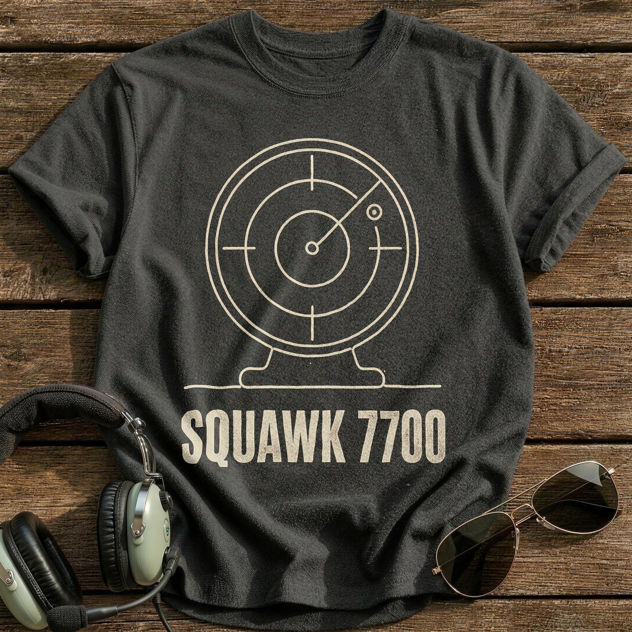 Squawk 7700 16 T-Shirt - Charcoal