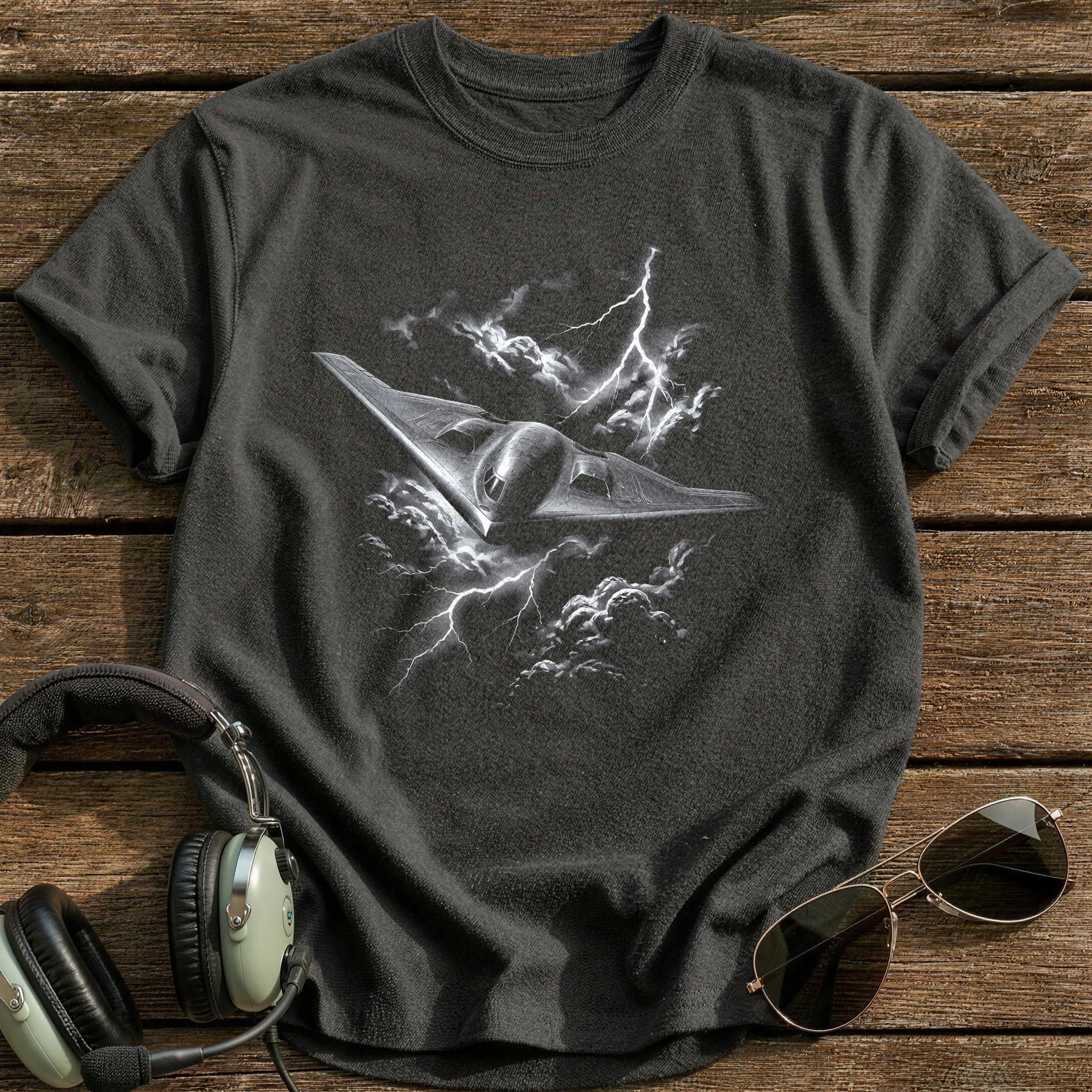 Stealth Lightning T-Shirt - Charcoal