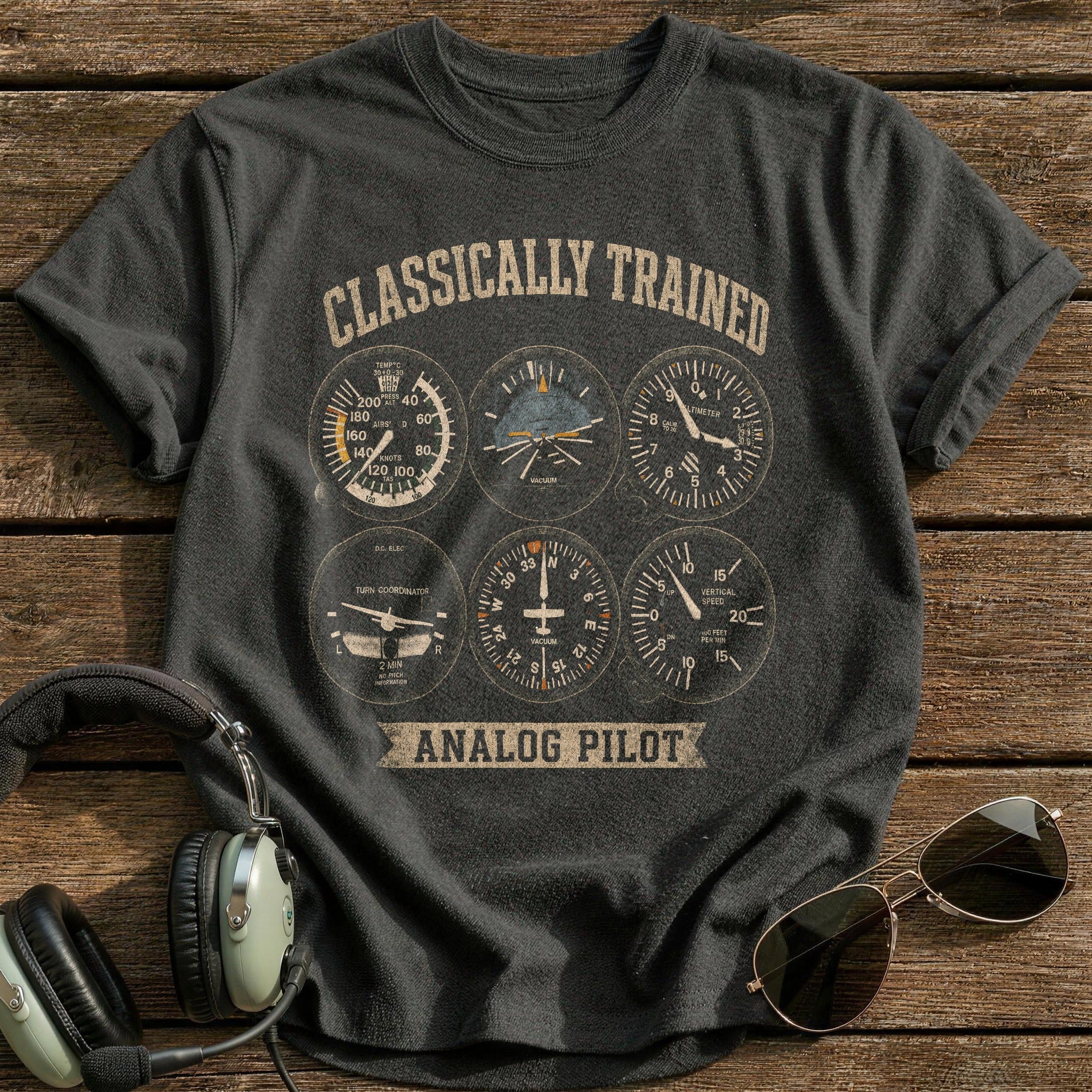 Steam Gauge Mastery T-Shirt - Charcoal