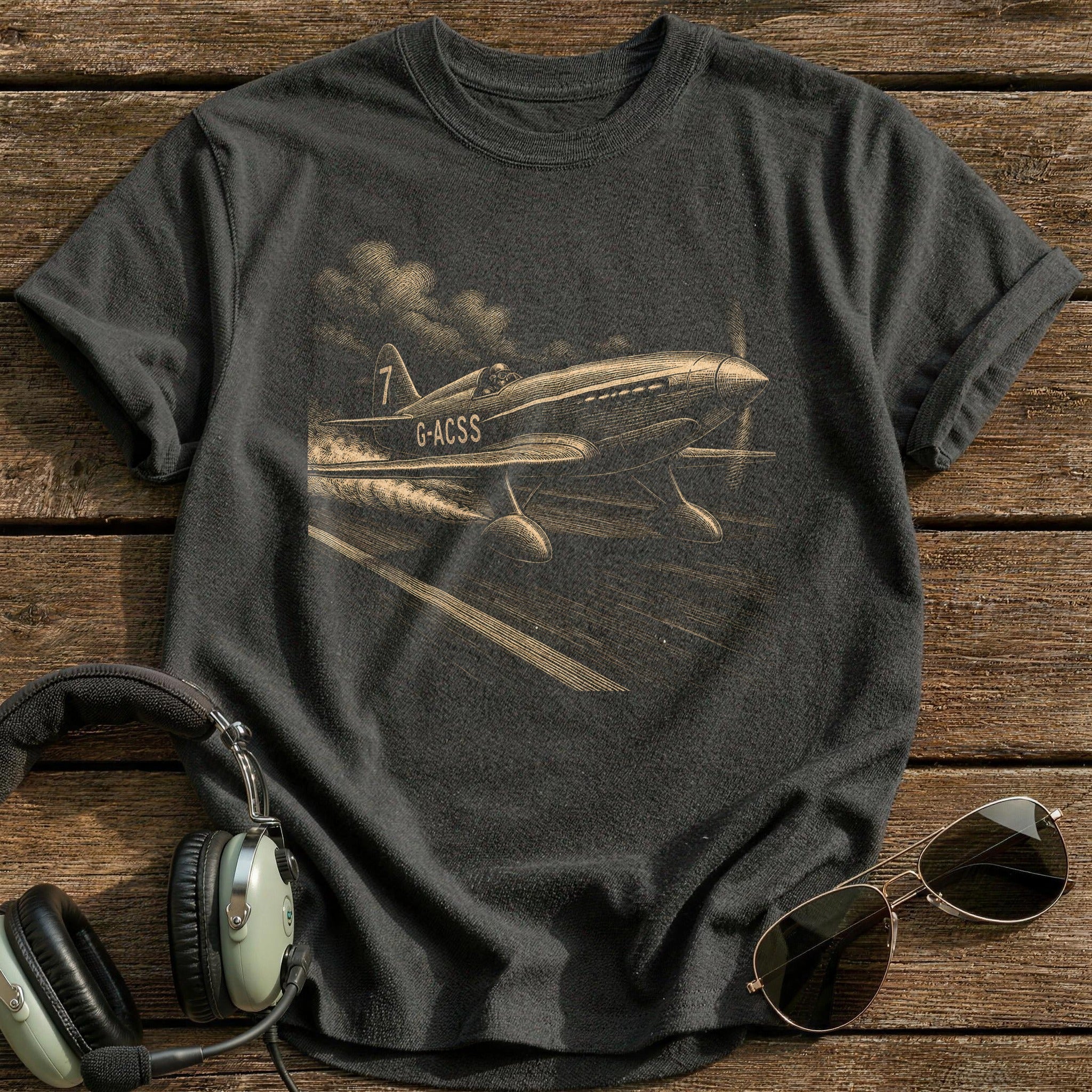 Streamlined Racer T-Shirt - Charcoal