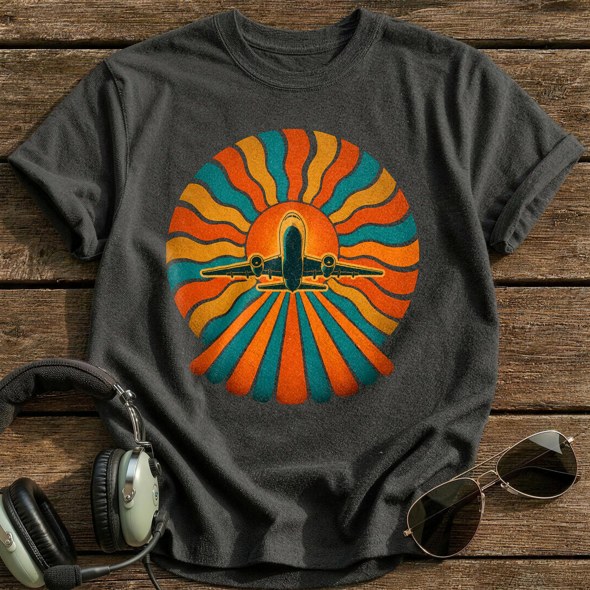 Sunrise Formation T-Shirt - Charcoal