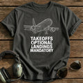 Takeoffs Optional 25 T-Shirt - Charcoal