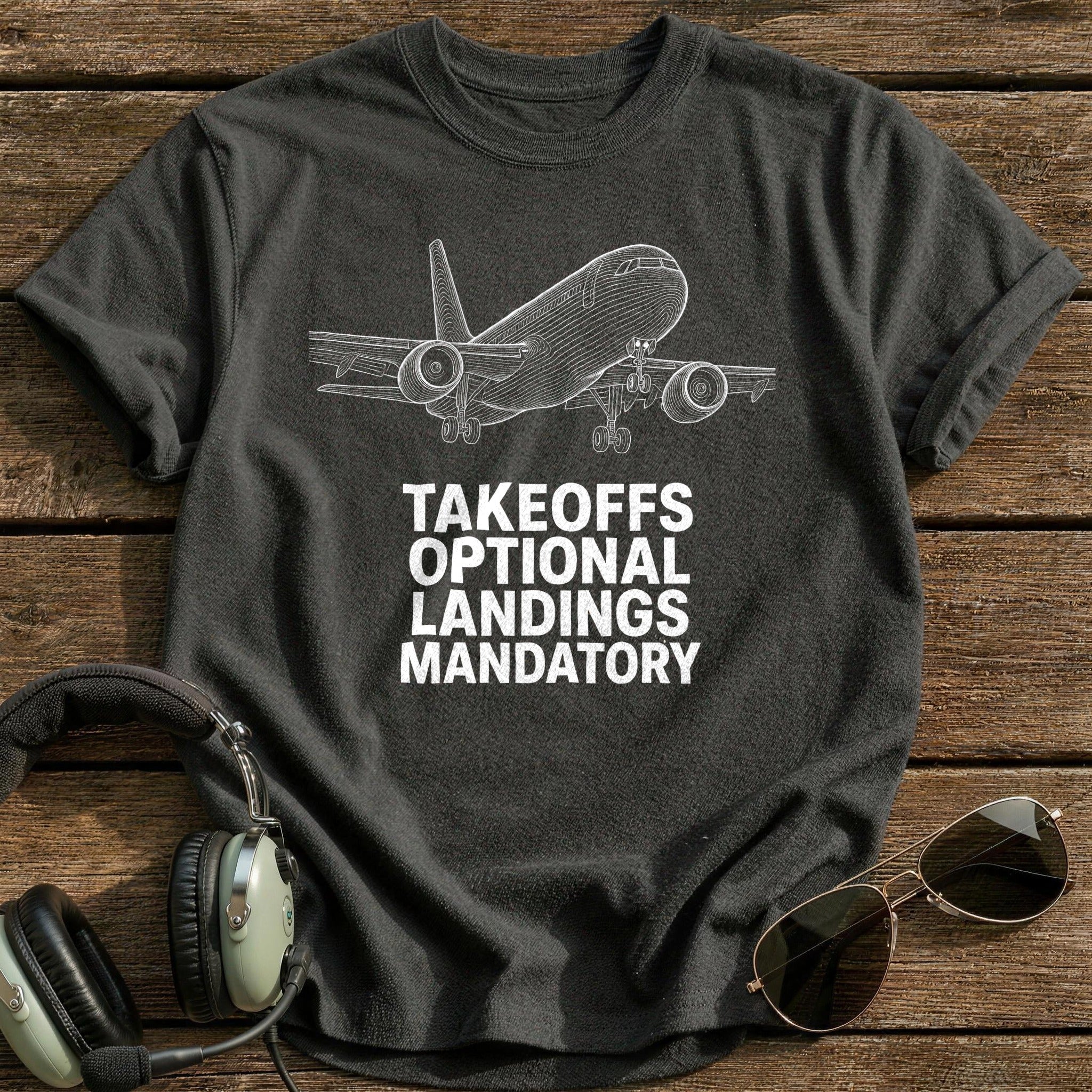 Takeoffs Optional 25 T-Shirt - Charcoal