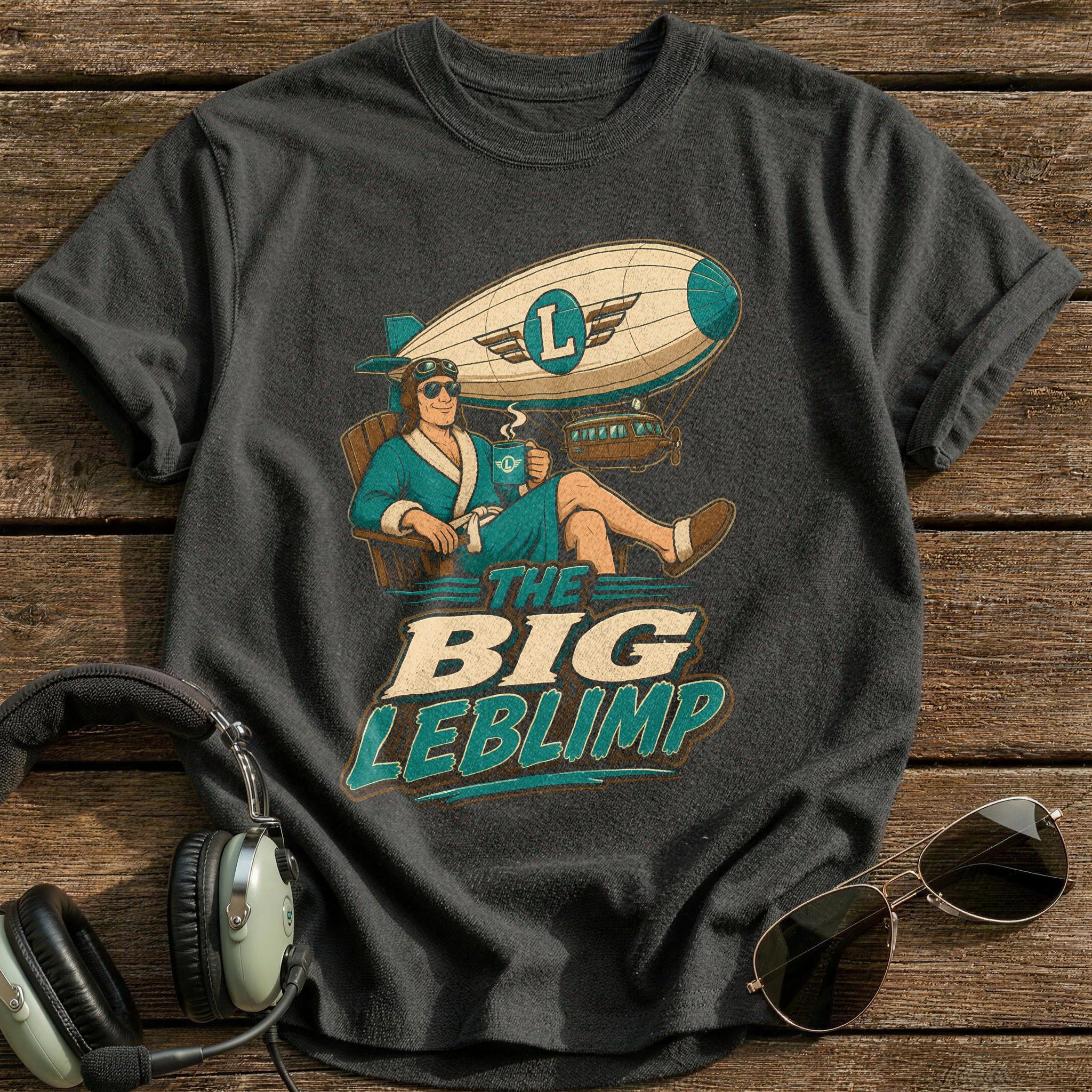 The Big Leblimp T-Shirt - Charcoal