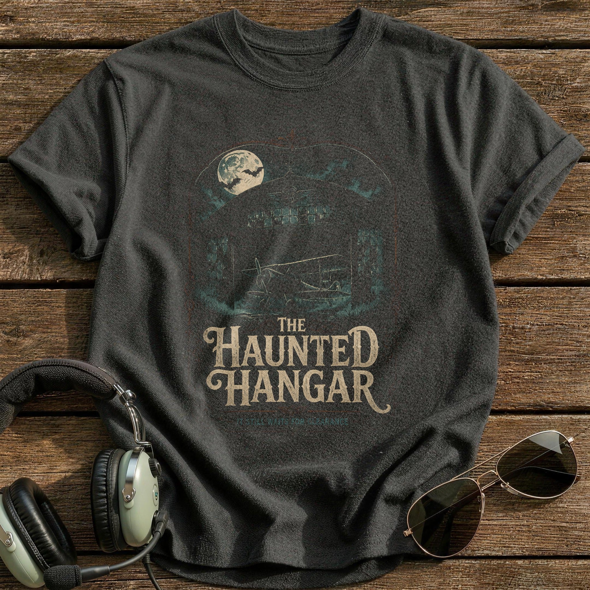 The Haunted Hangar 15 T-Shirt - Charcoal